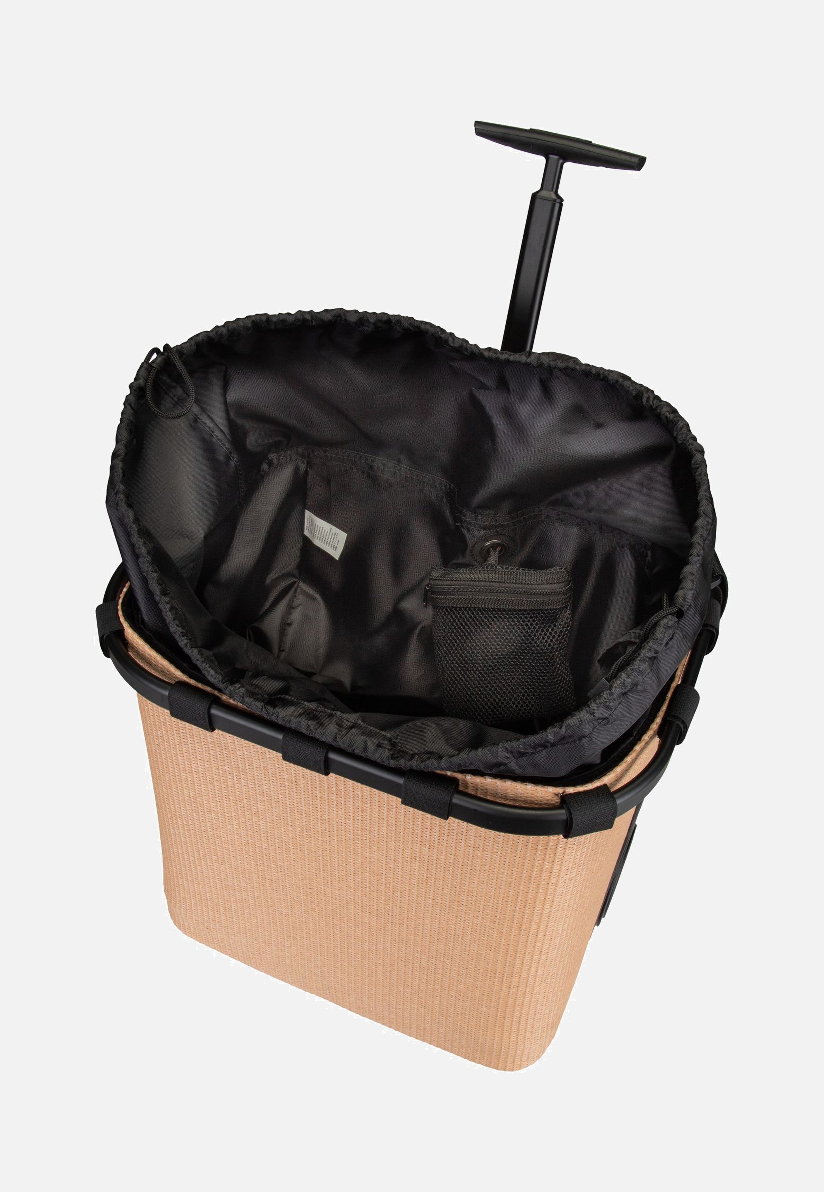 reisenthel Carrycruiser Frame Raffia Black Shopping Trolley