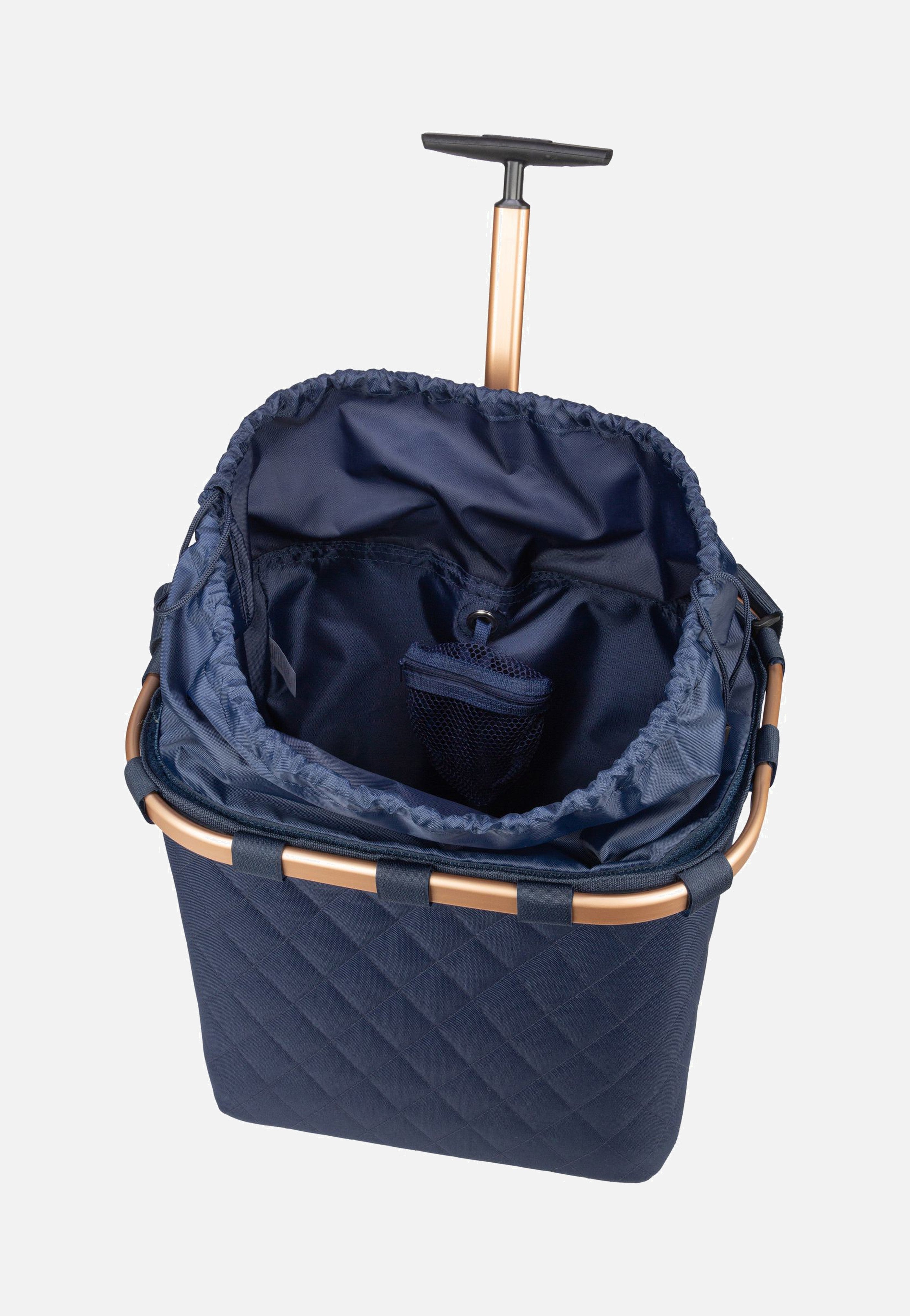reisenthel Carrycruiser Rhombus Midnight Gold Shopping Trolley