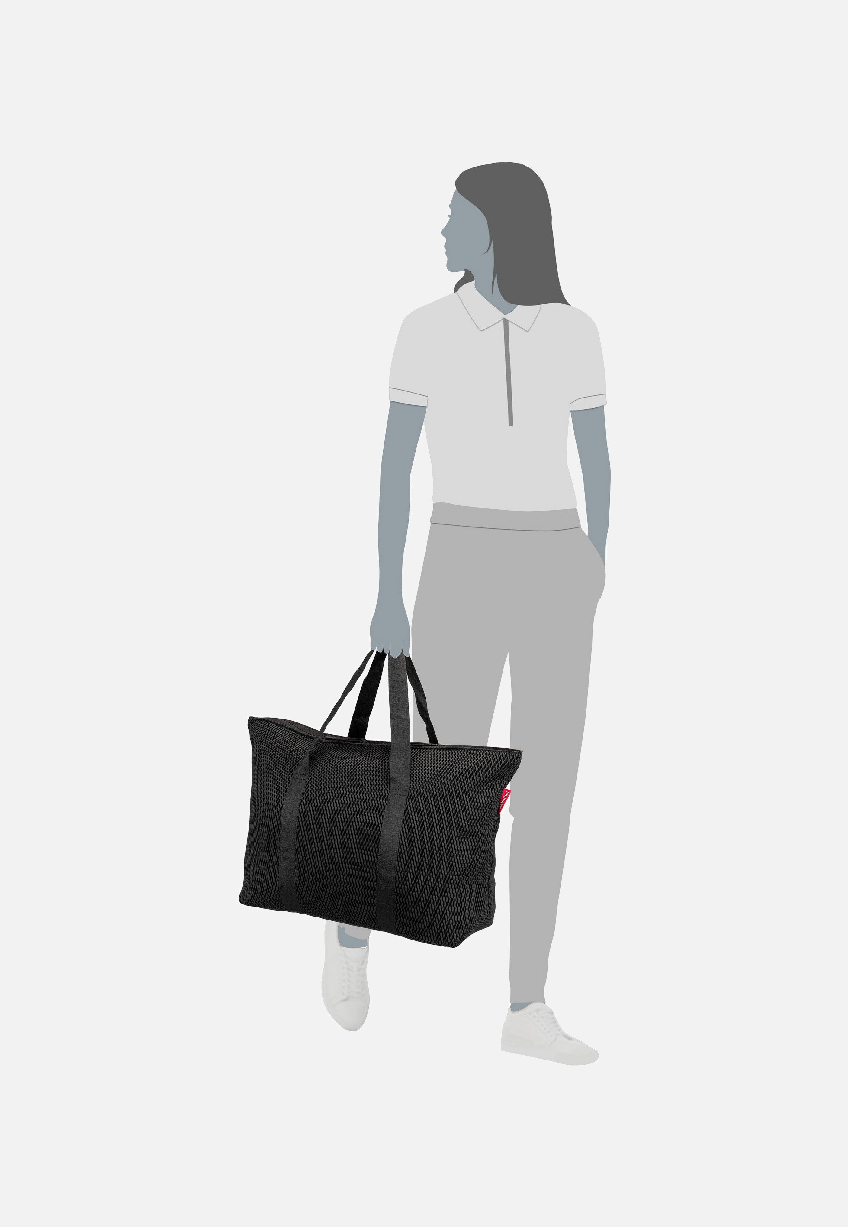 reisenthel Extralite L Mesh Black Shopper