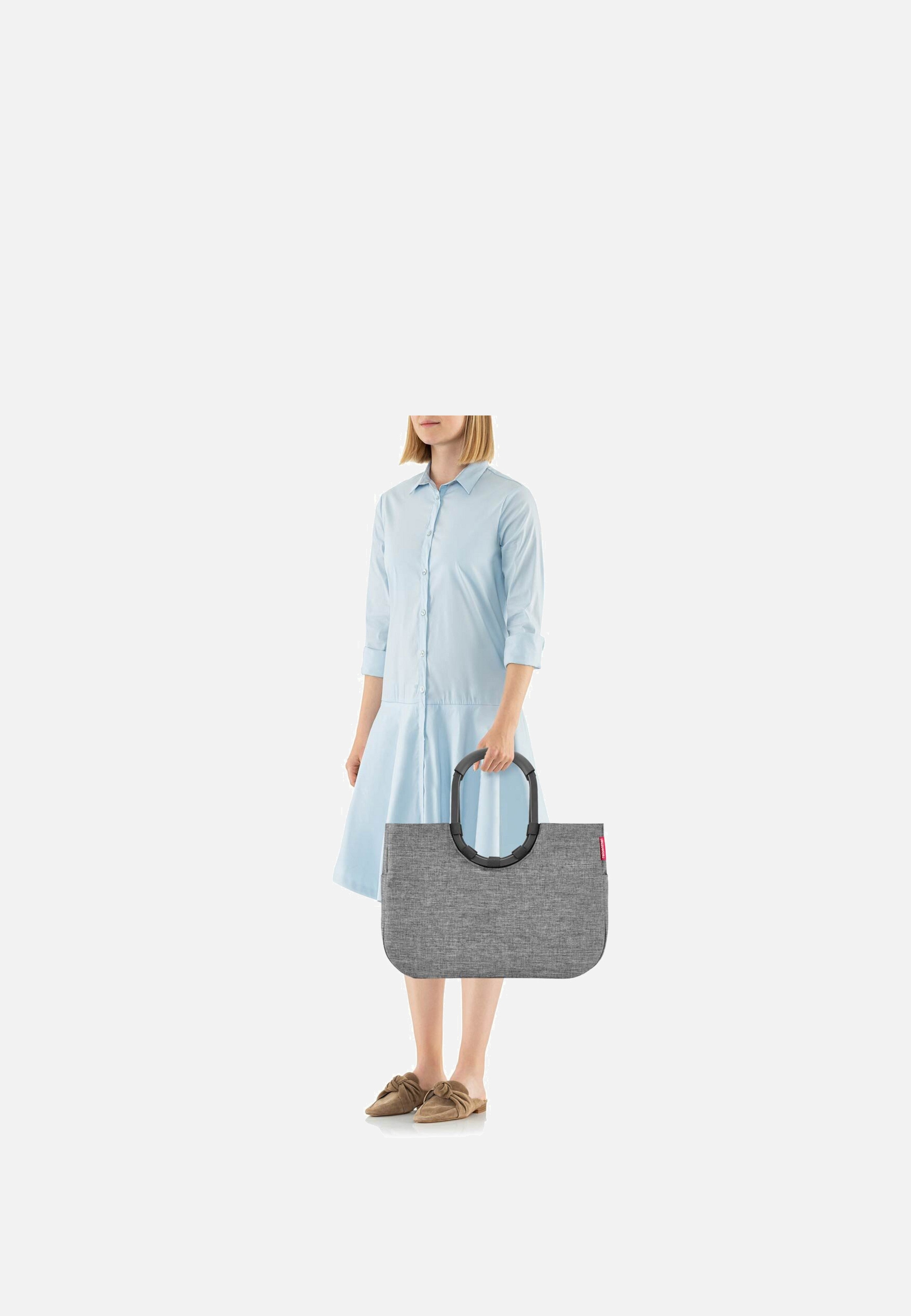 reisenthel loopshopper L Twist Silver Einkaufskorb