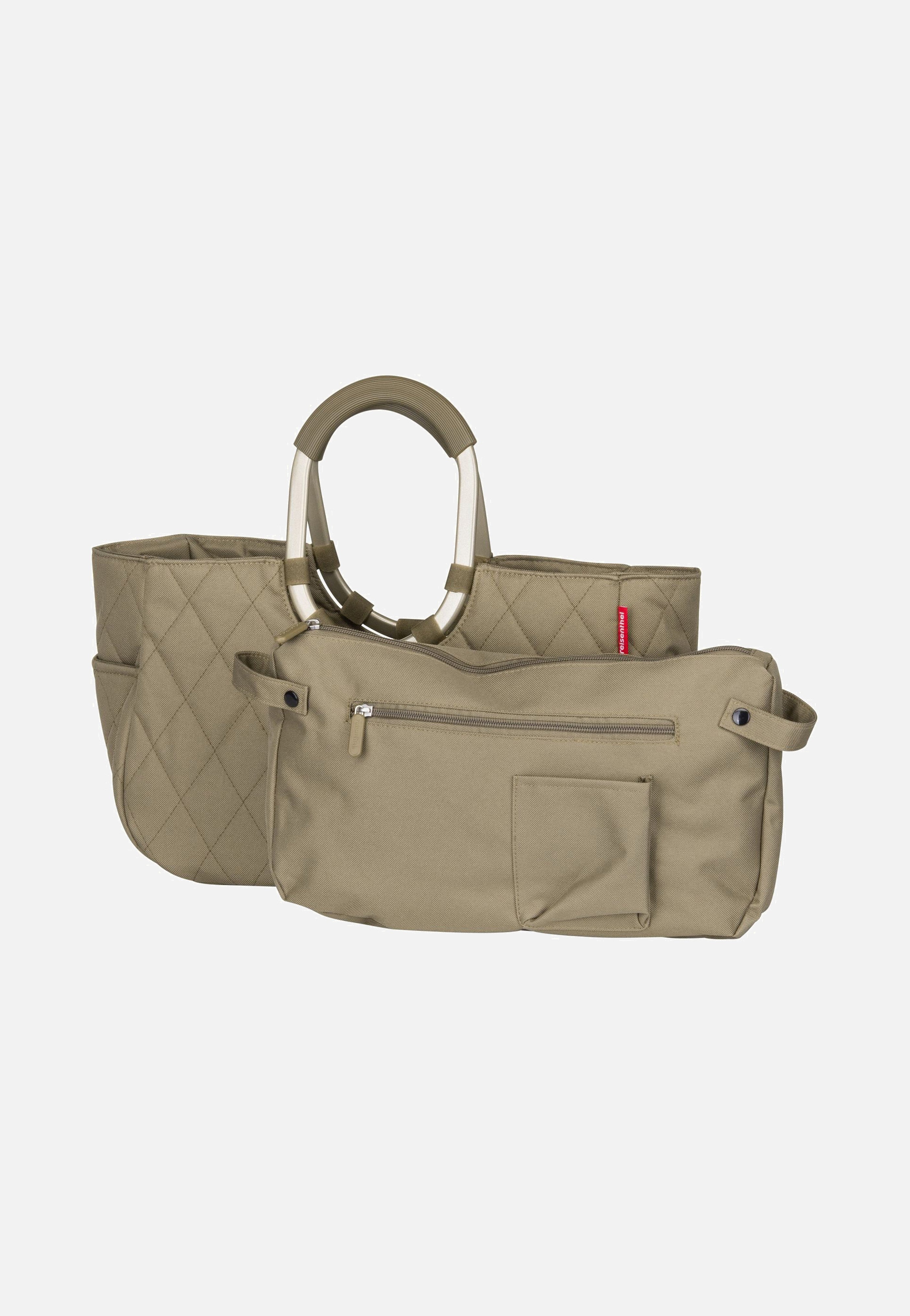 reisenthel loopshopper M frame Frame Rhombus Olive Einkaufskorb