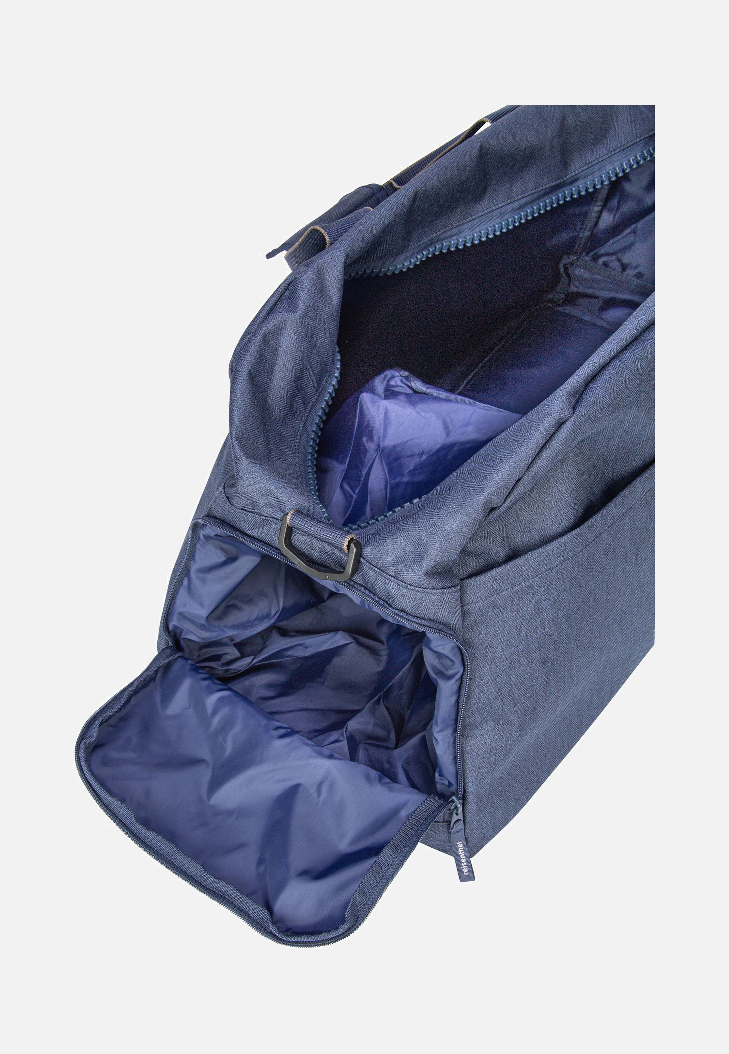 reisenthel Overnighter Plus Herringbone Dark Blue Weekender