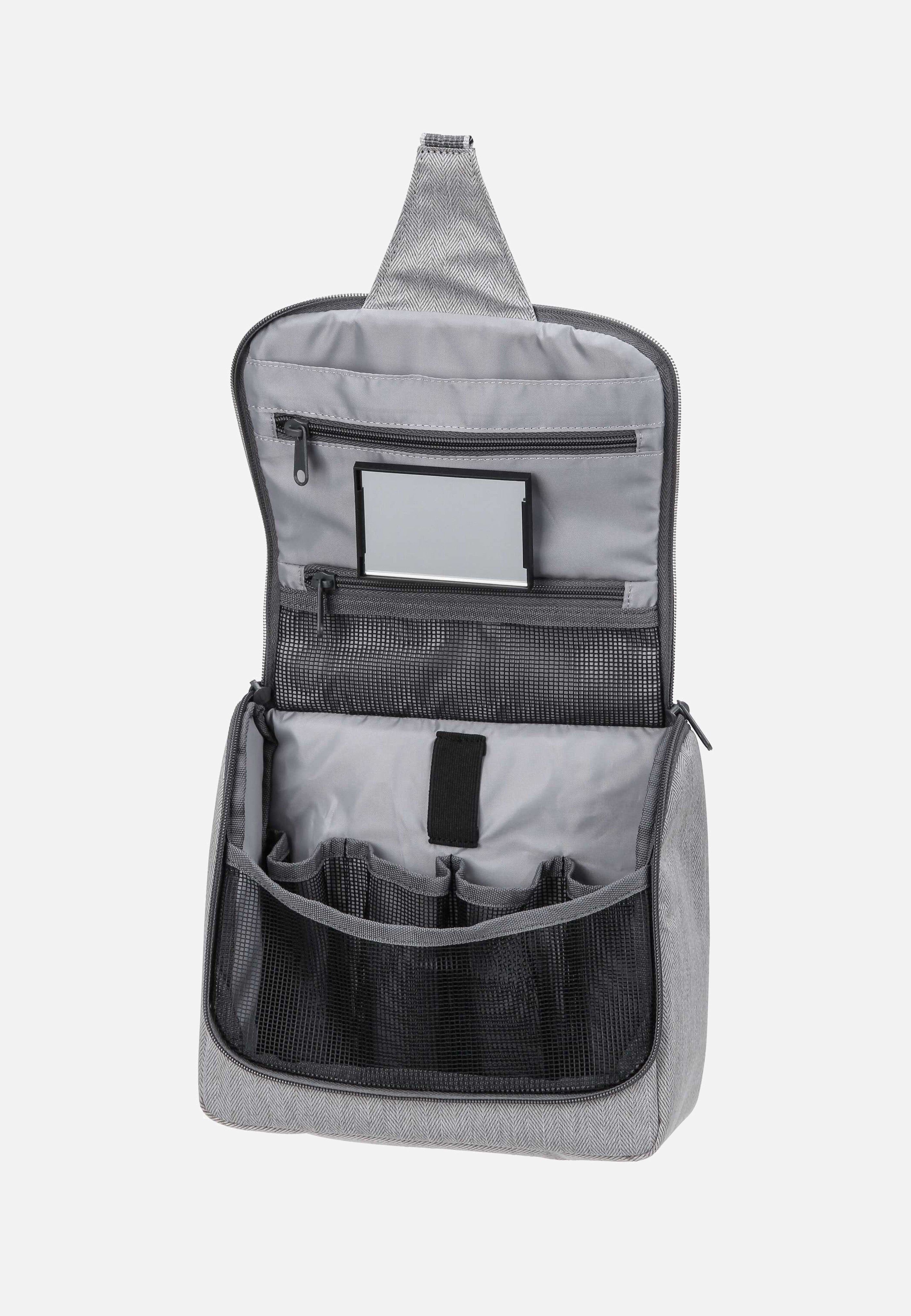 reisenthel toiletbag L Herringbone Grey Kulturbeutel