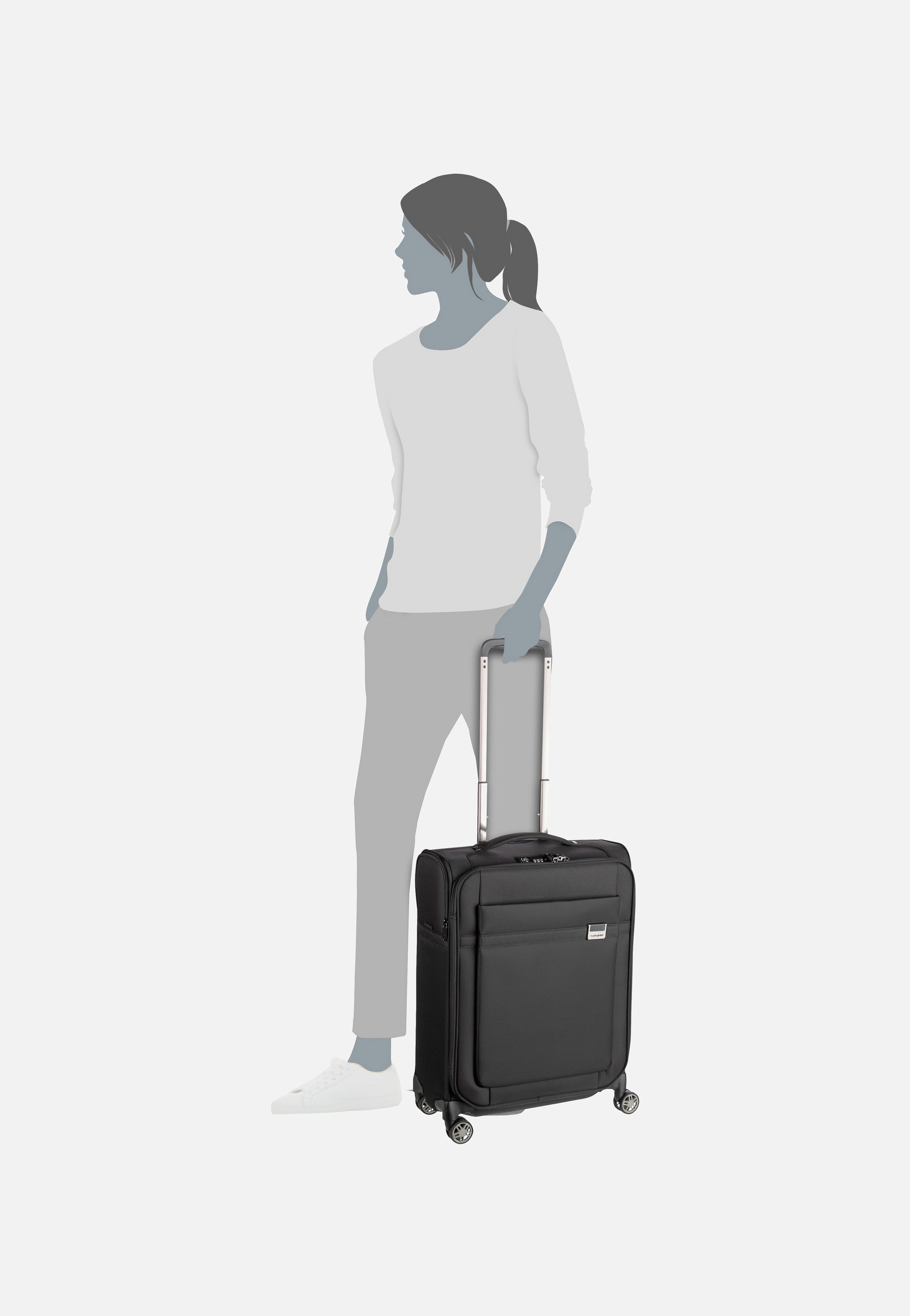 Samsonite Airea Spinner 55 Strict Black Koffer