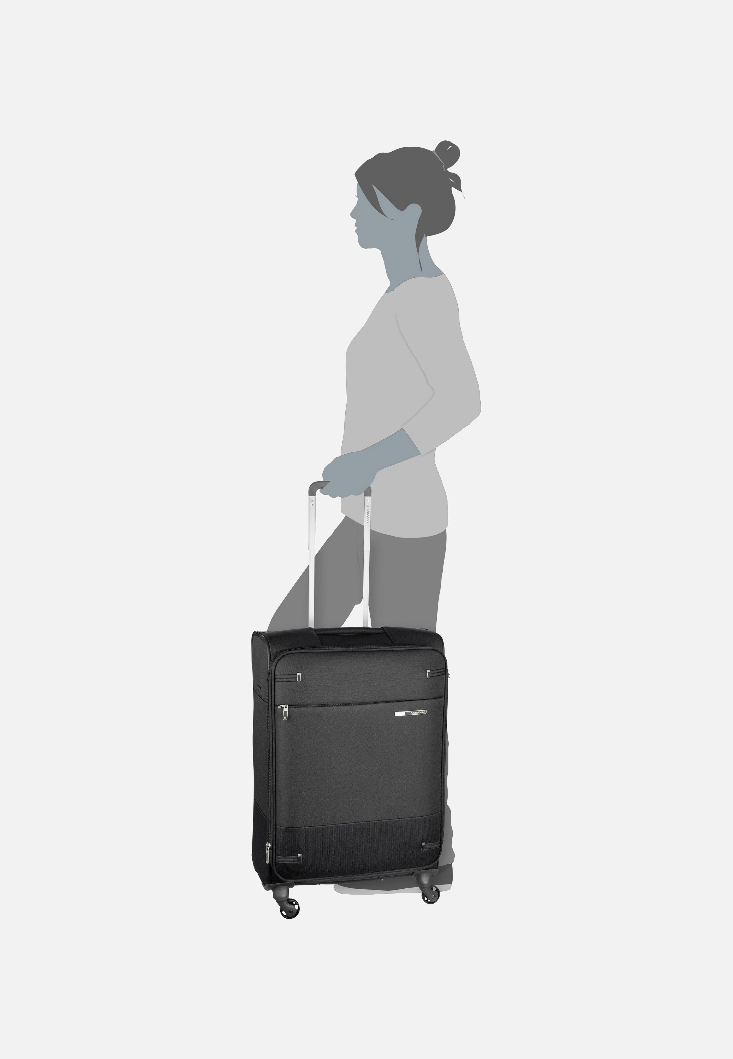 Samsonite Base Boost Spinner 66 EXP Black Koffer