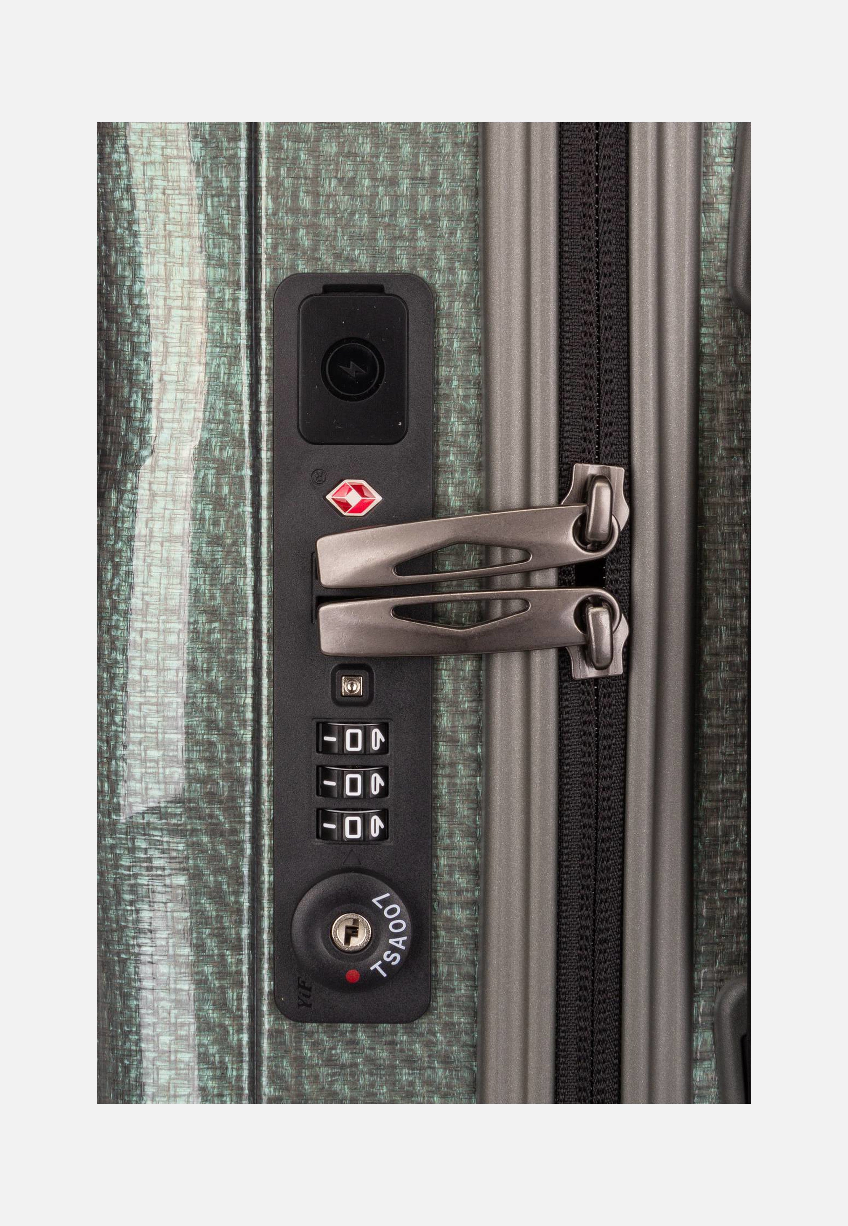 Samsonite C-Lite Spinner 55 Metallic Green Koffer