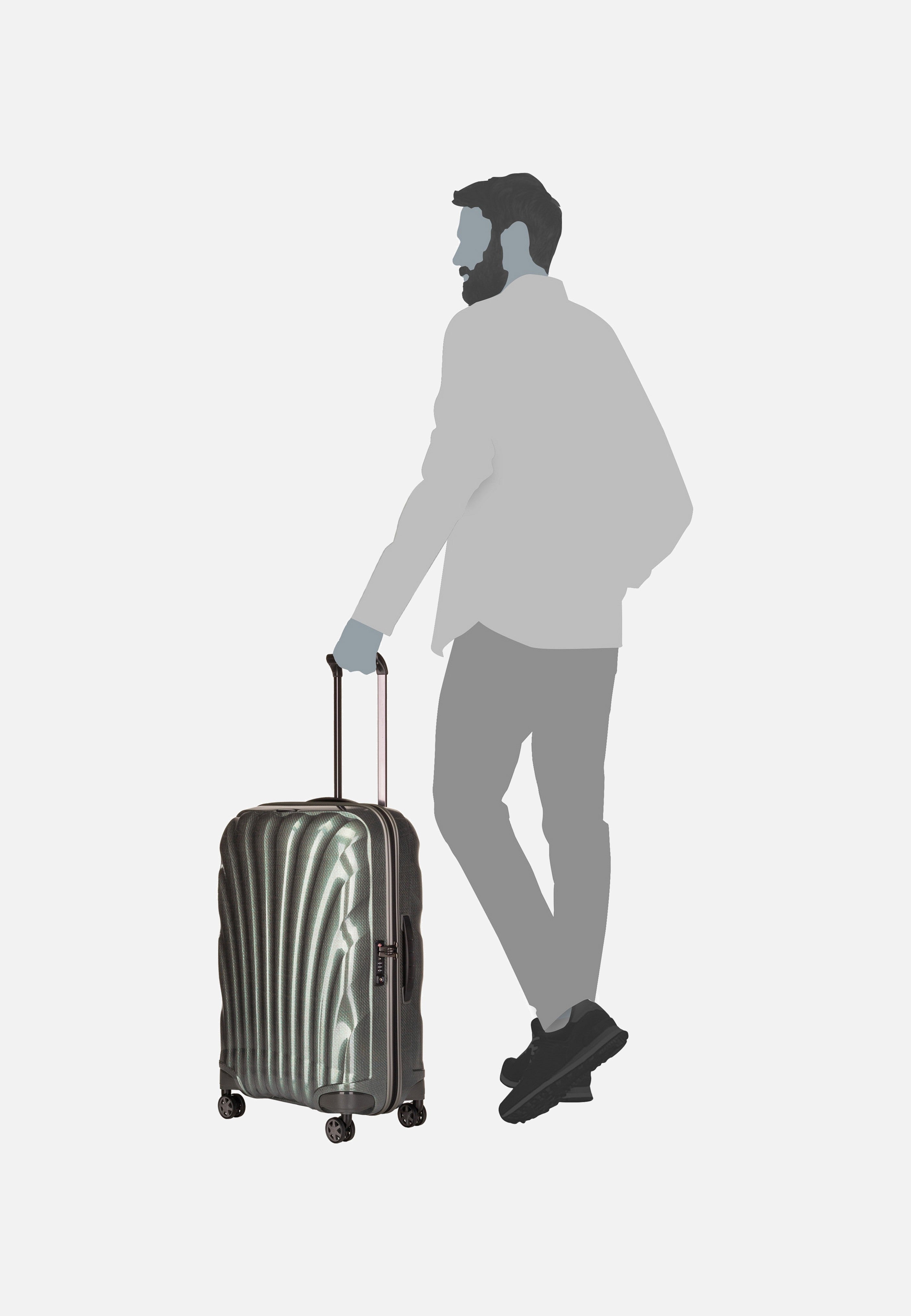 Samsonite C-Lite Spinner 69 Metallic Green Koffer