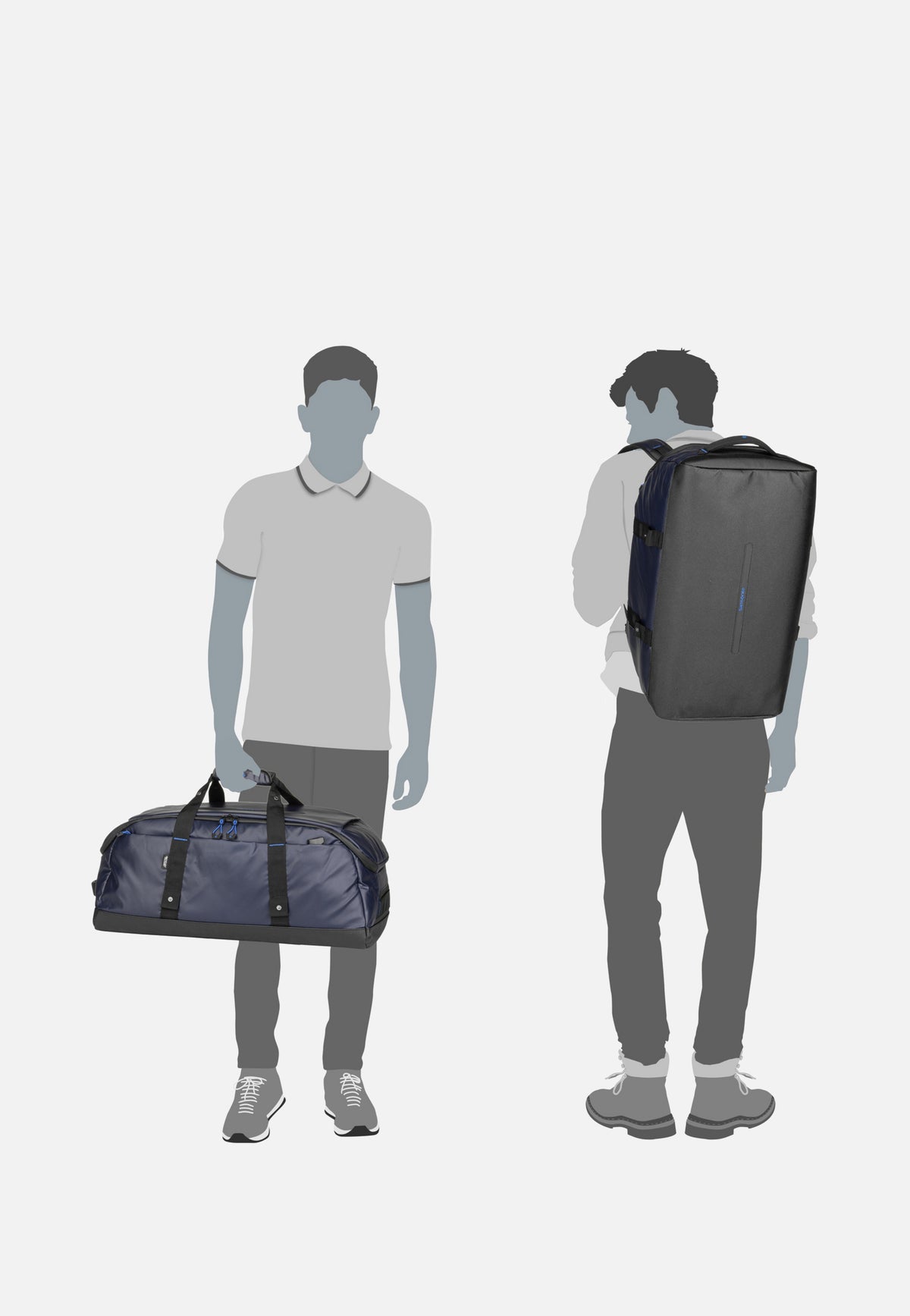 Samsonite Ecodiver Duffle M Blue Nights Dufflebag