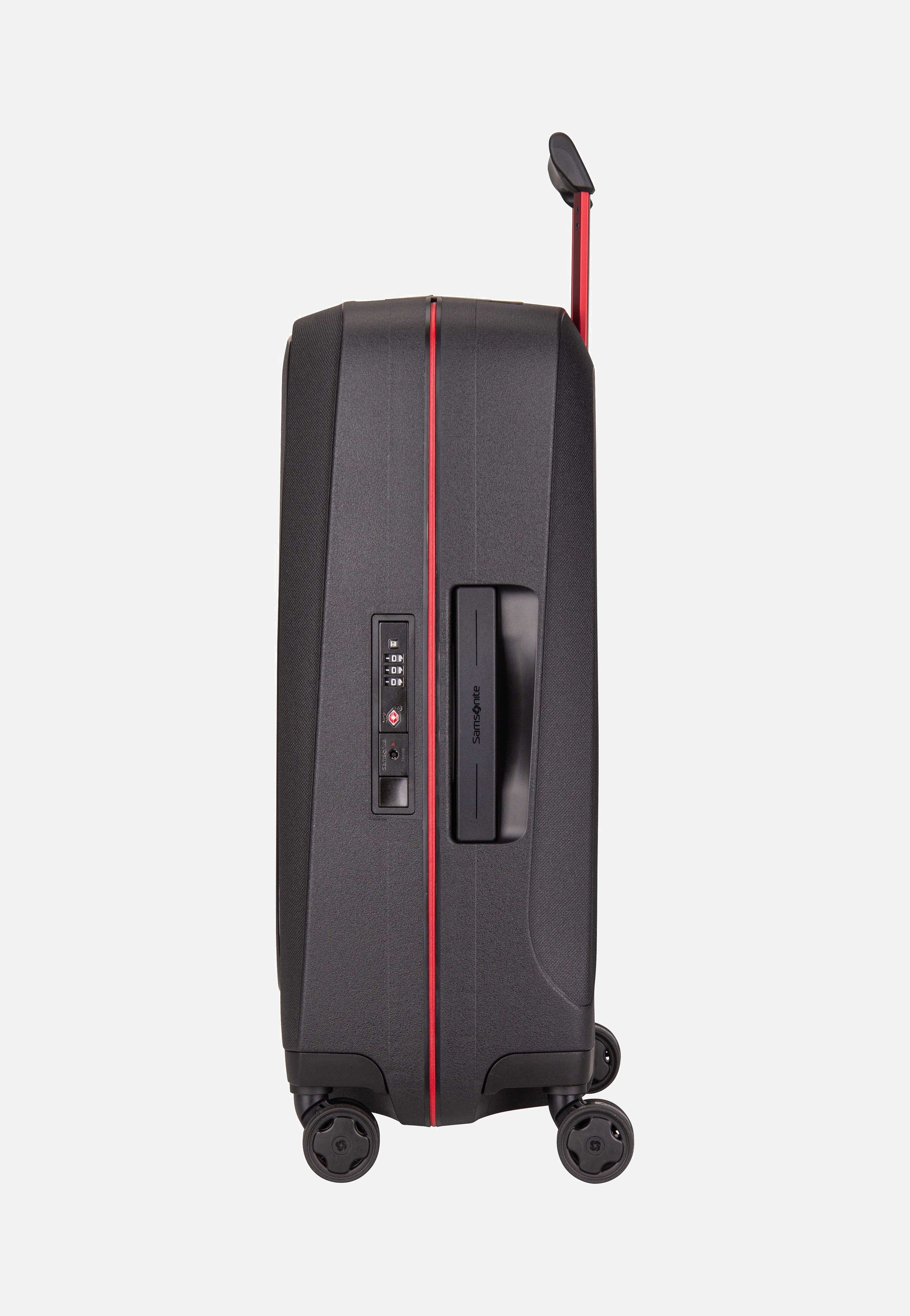 Samsonite Essens Spinner 55 Charcoal/Red Koffer
