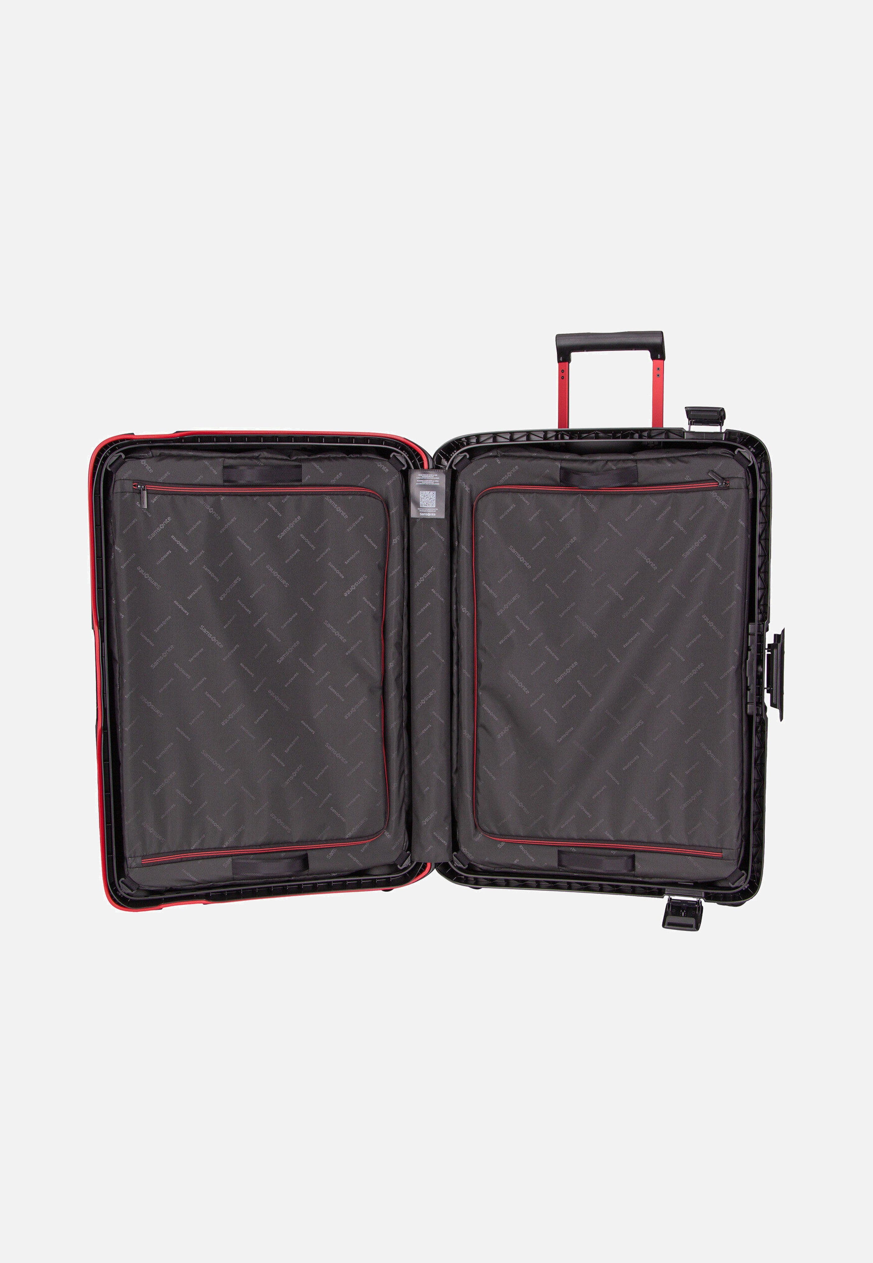 Samsonite Essens Spinner 75 Charcoal/Red Koffer