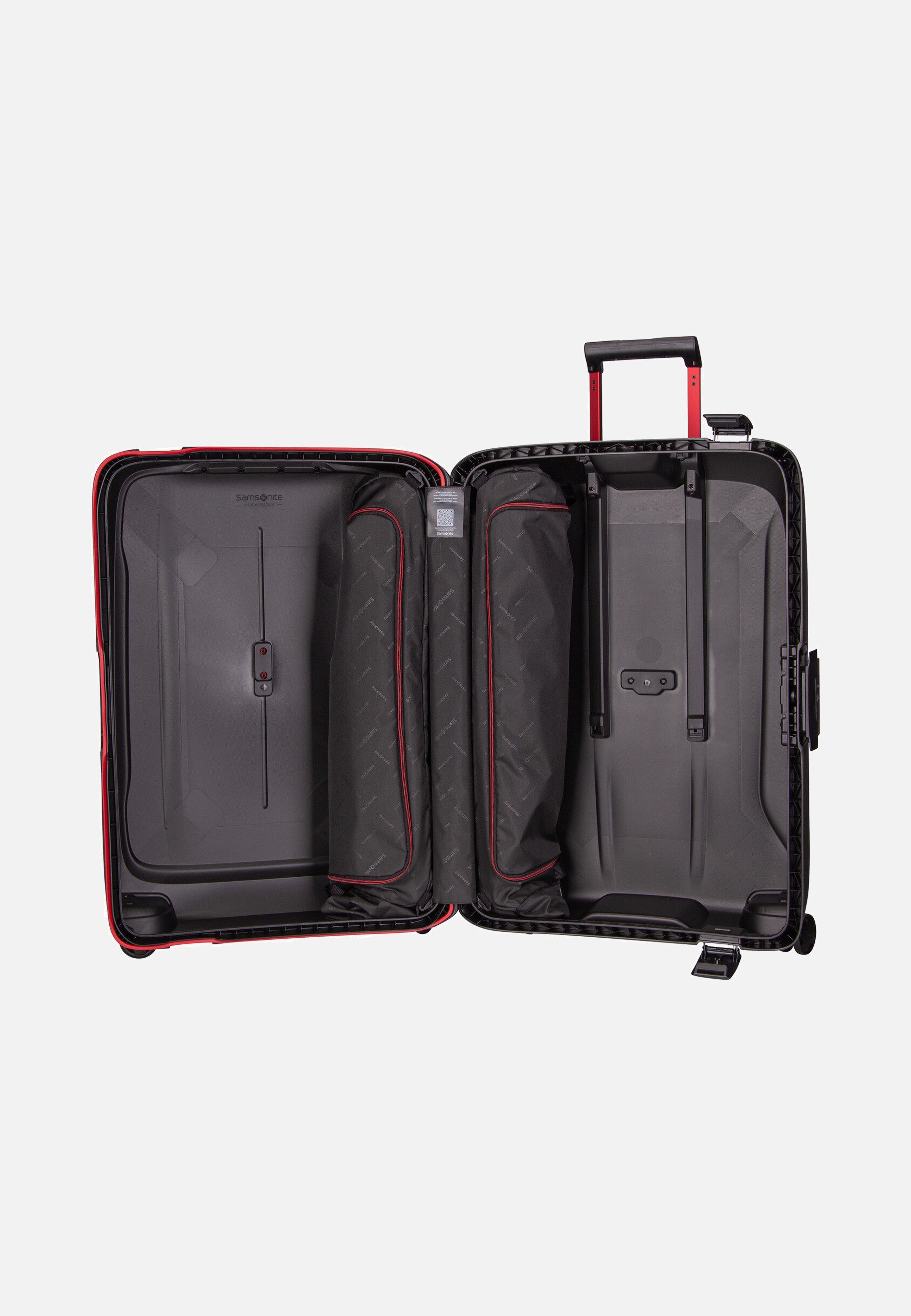 Samsonite Essens Spinner 75 Charcoal/Red Koffer