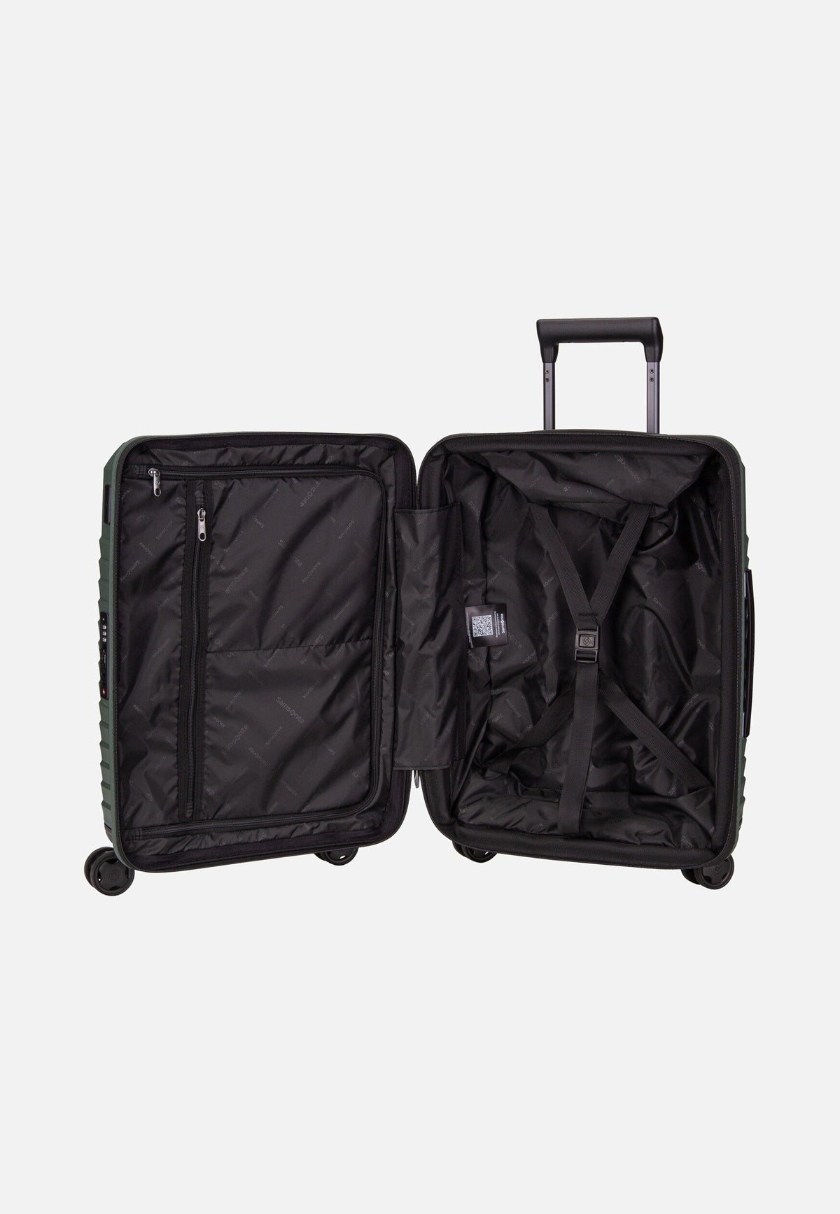 Samsonite Intuo Spinner 55 Exp Olive Green Koffer