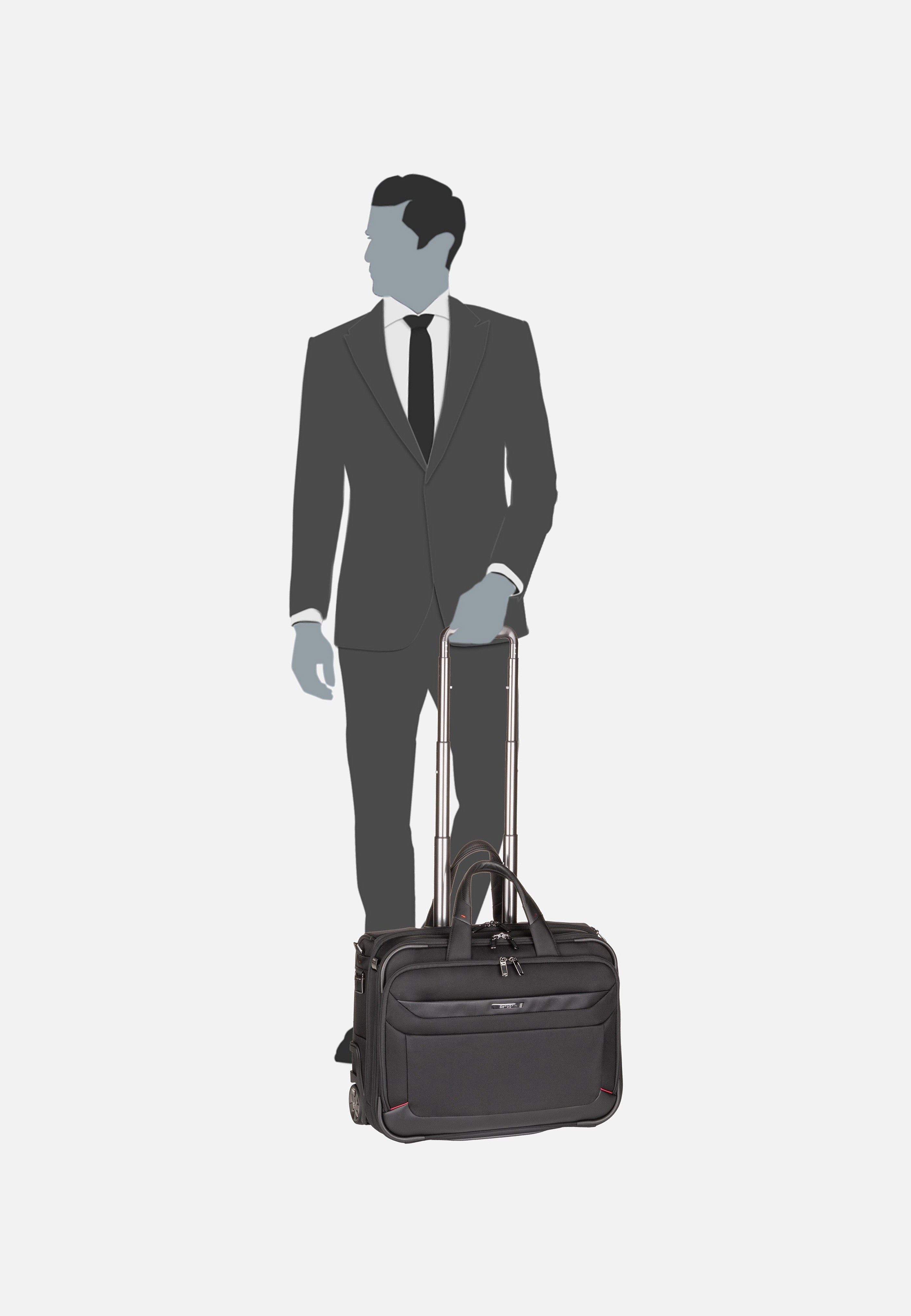 Samsonite Pro-DLX 6 Rolling Tote 15.6'' Black Pilotenkoffer
