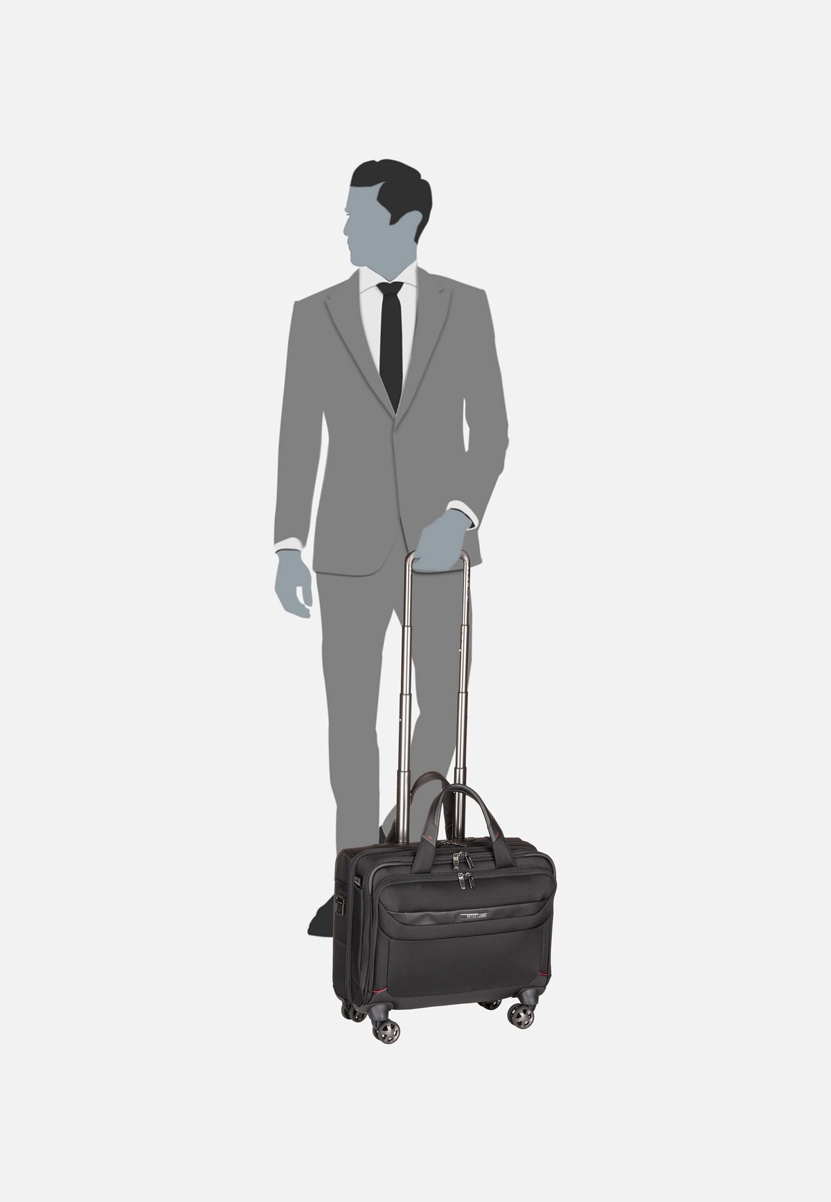 Samsonite Pro-DLX 6 Spinner Tote 15.6'' Black Pilotenkoffer