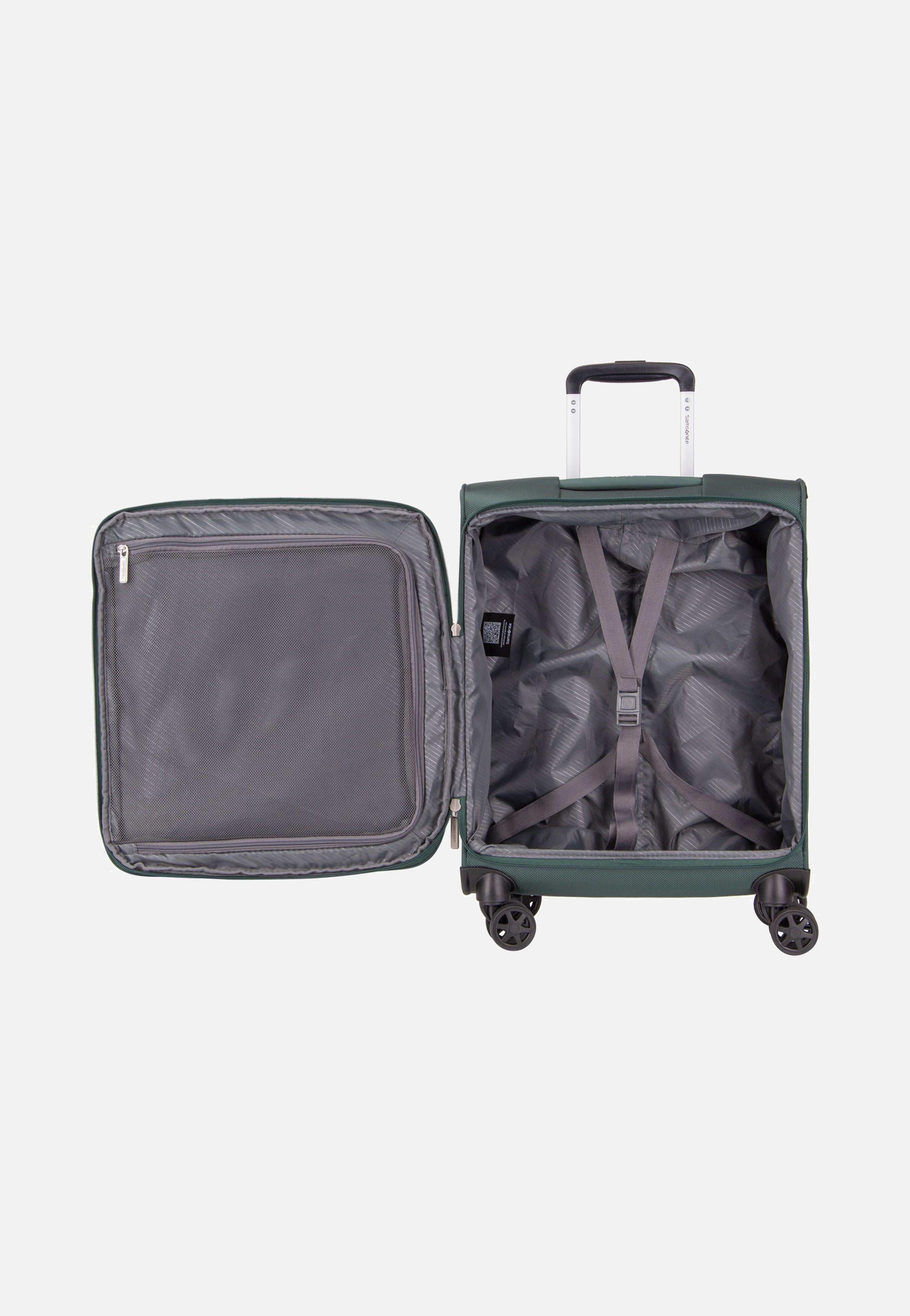 Samsonite Base Breeze 55/20 Spinner Exp Dark Green Koffer