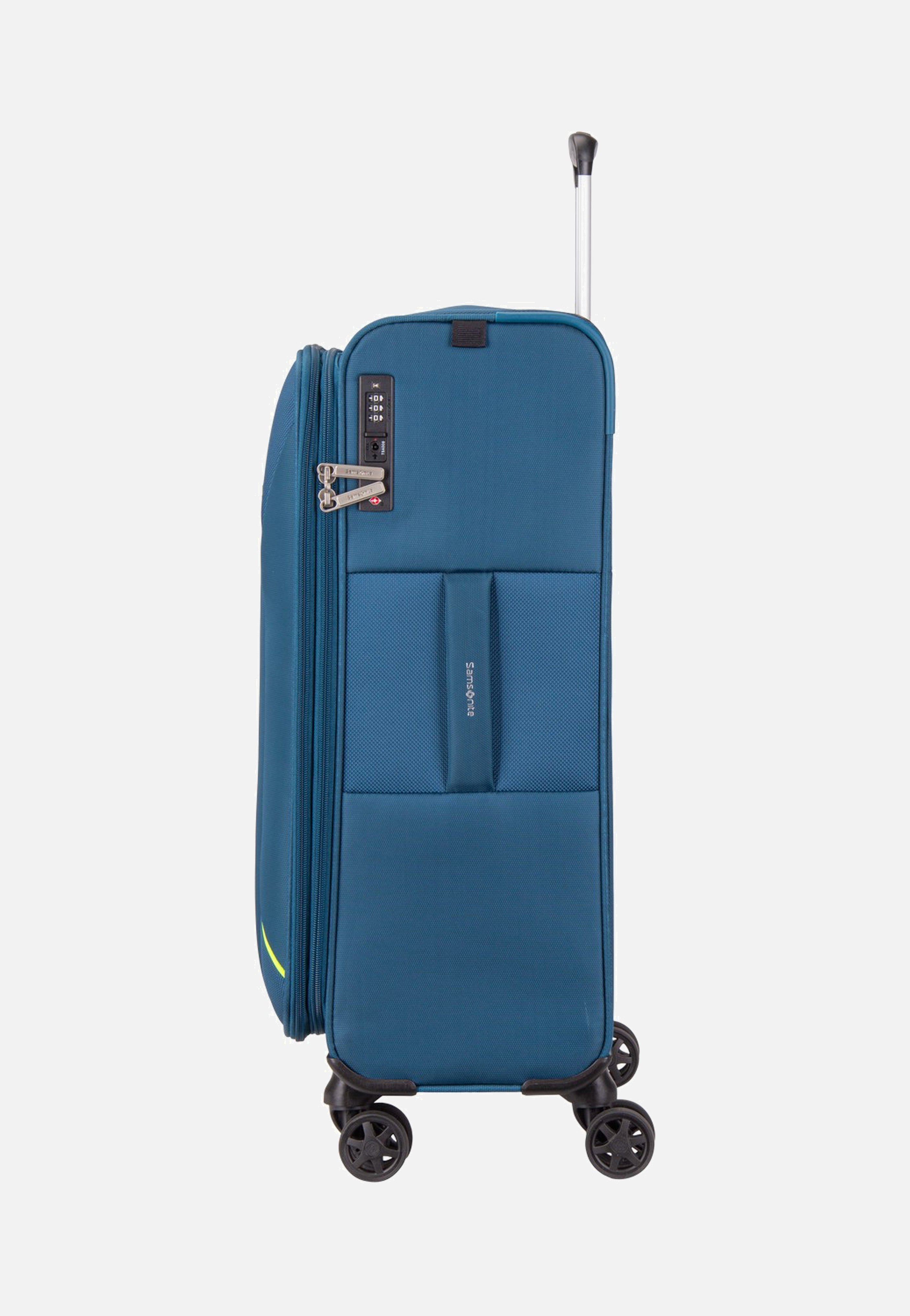Samsonite Base Breeze 67/24 Spinner Exp Petrol Blue Koffer