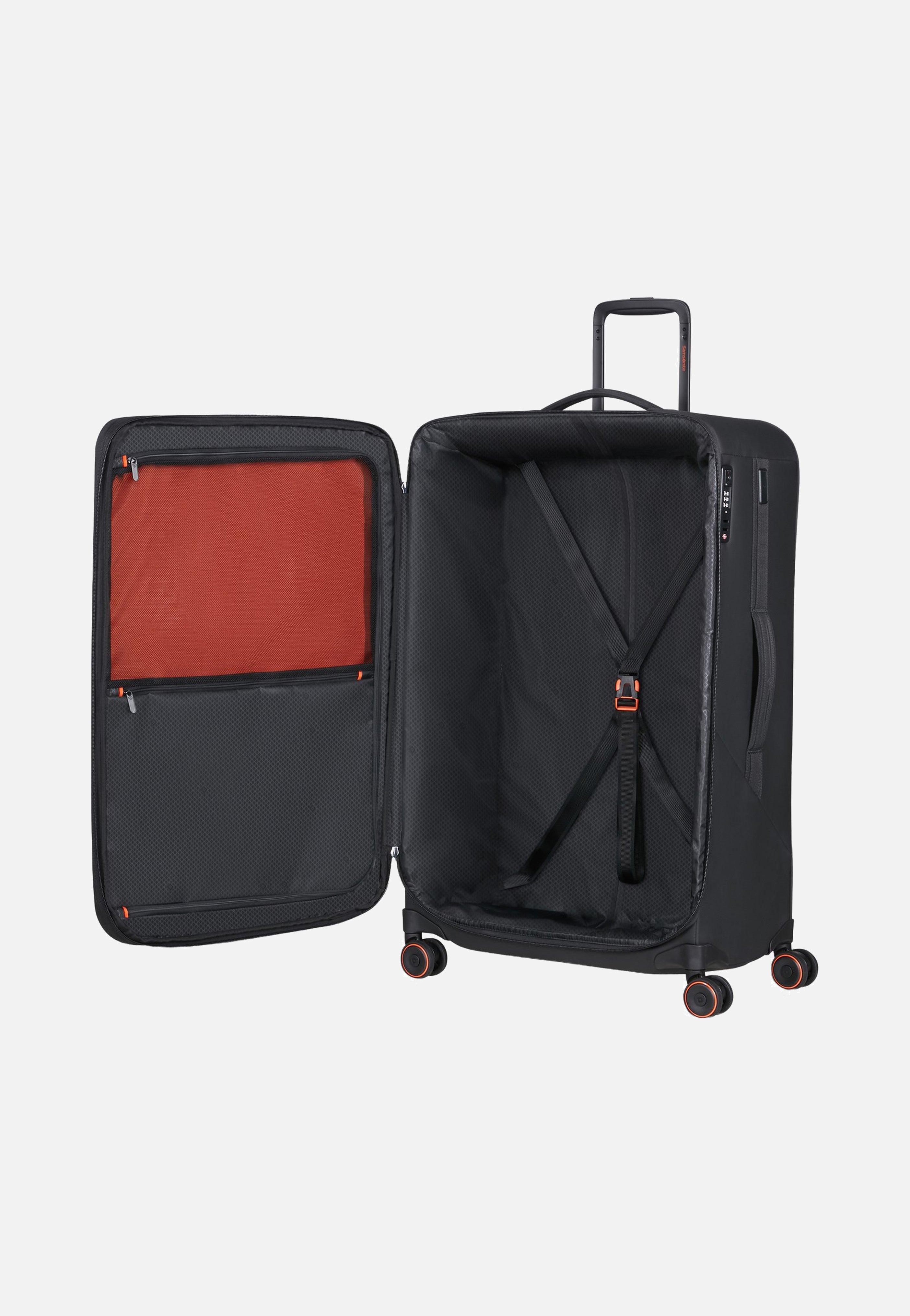 Samsonite Glazed Spinner 78/29 Exp Black Suitcase
