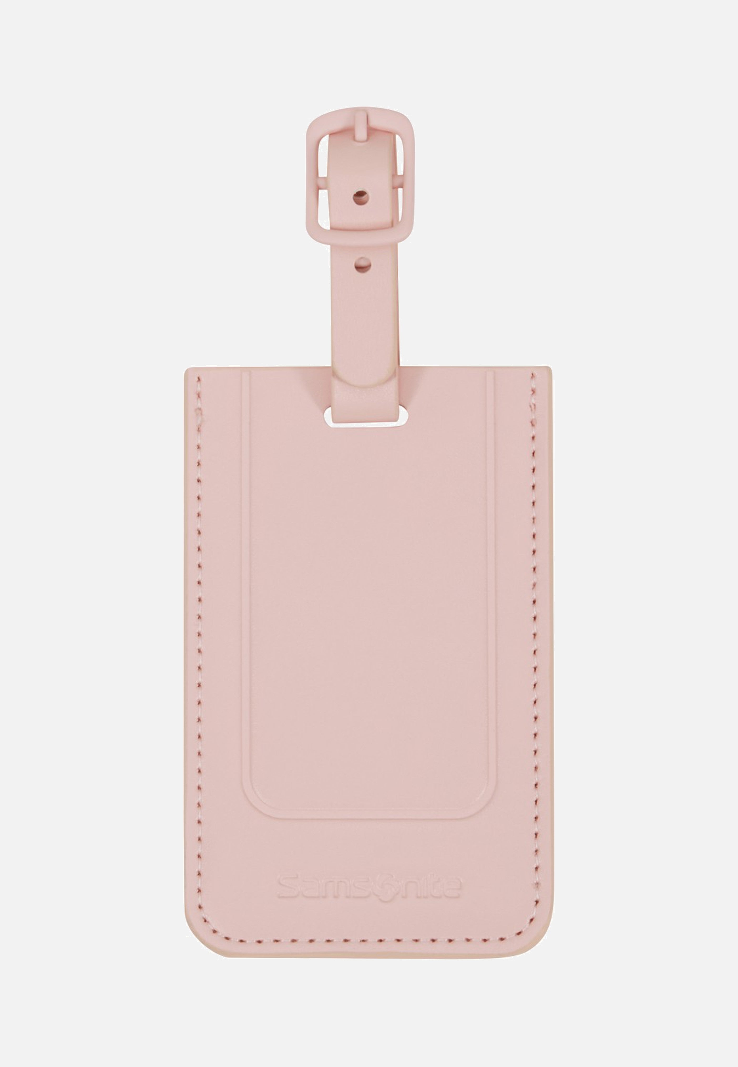 Samsonite Rectangle Luggage Tag Pack Of 2 Rose Gepäckanhänger