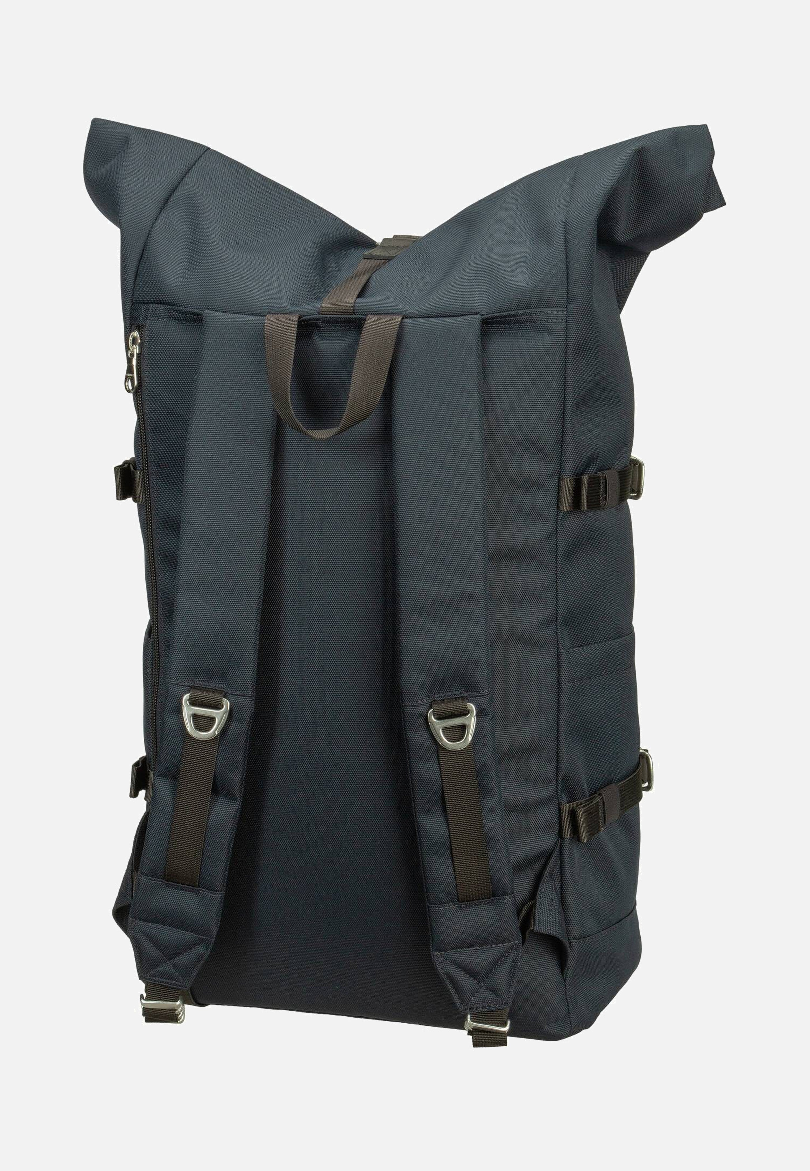 Sandqvist Icon BP L Navy Rolltop Rucksack