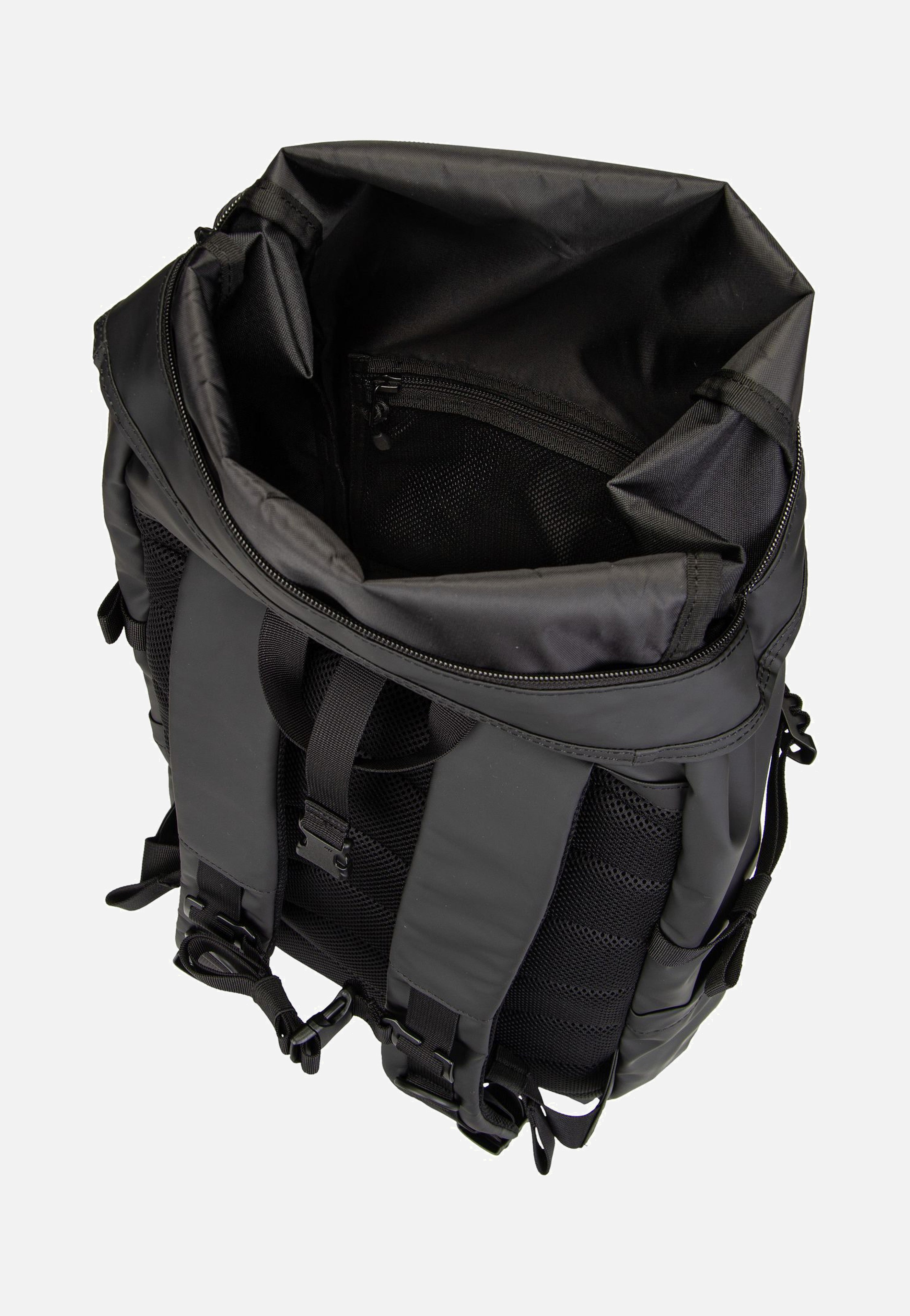Sandqvist Stream Rolltop Backpack L Black Rucksack