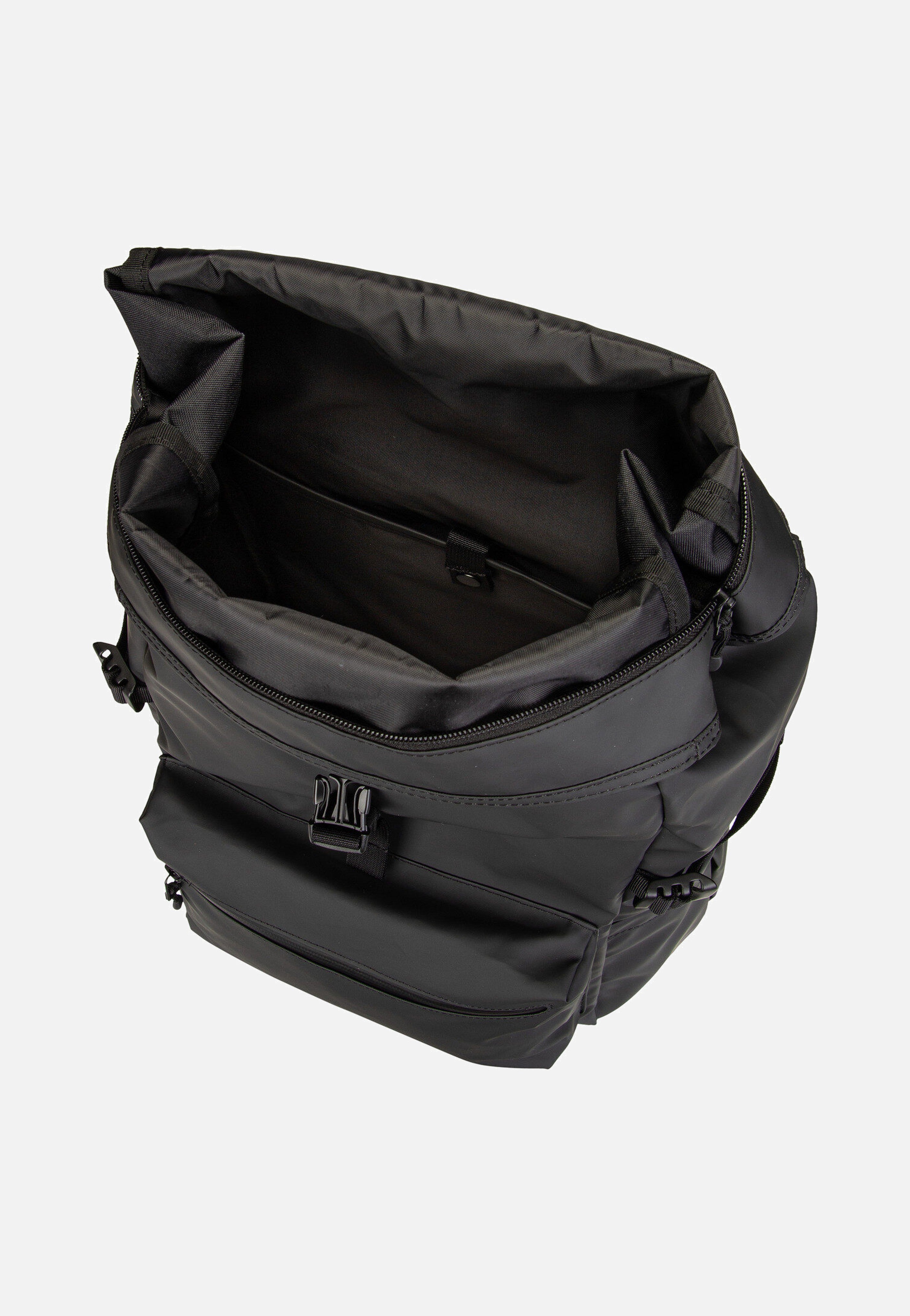 Sandqvist Stream Rolltop Backpack L Black Rucksack
