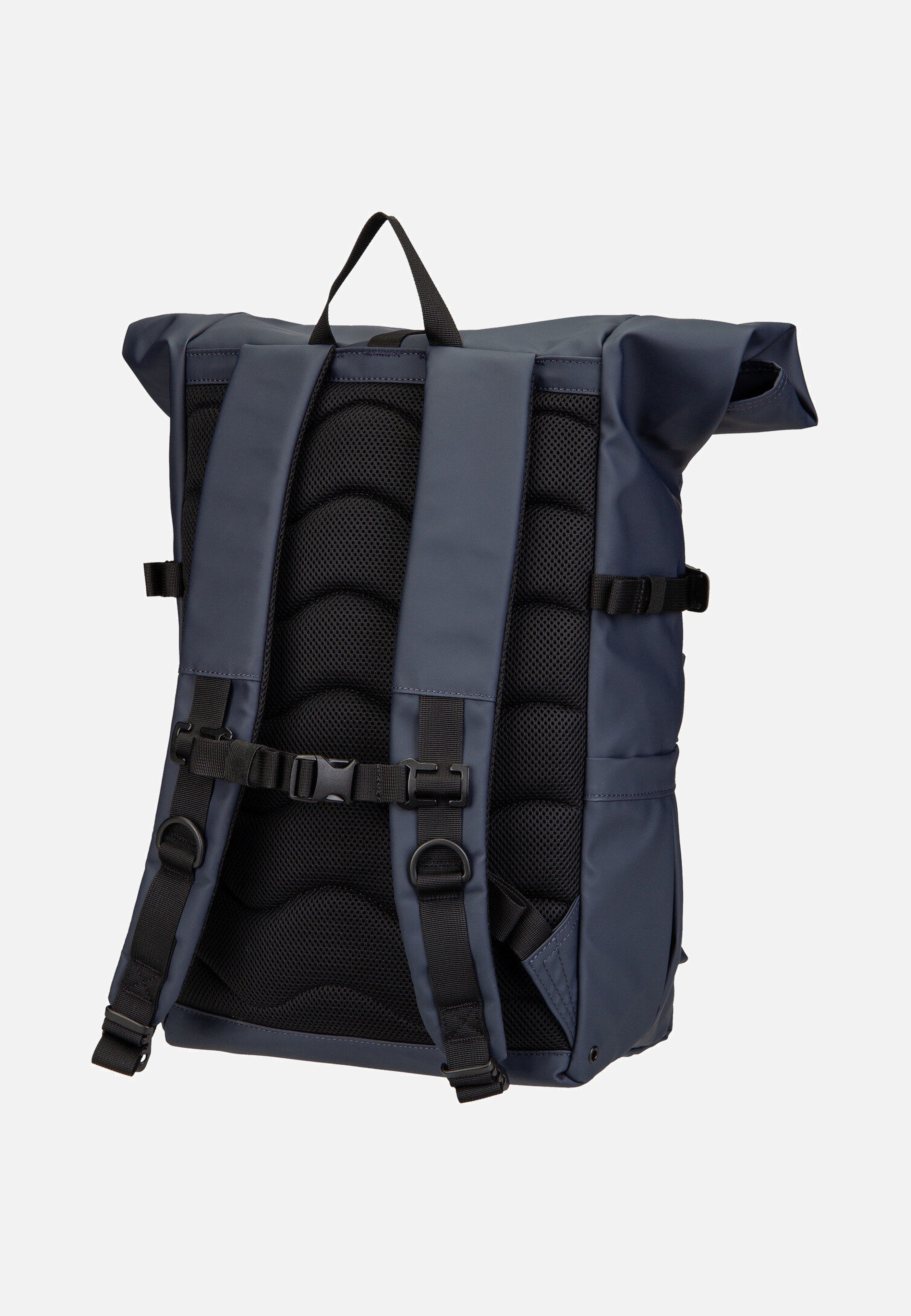 Sandqvist Stream Rolltop Backpack L Navy Rucksack