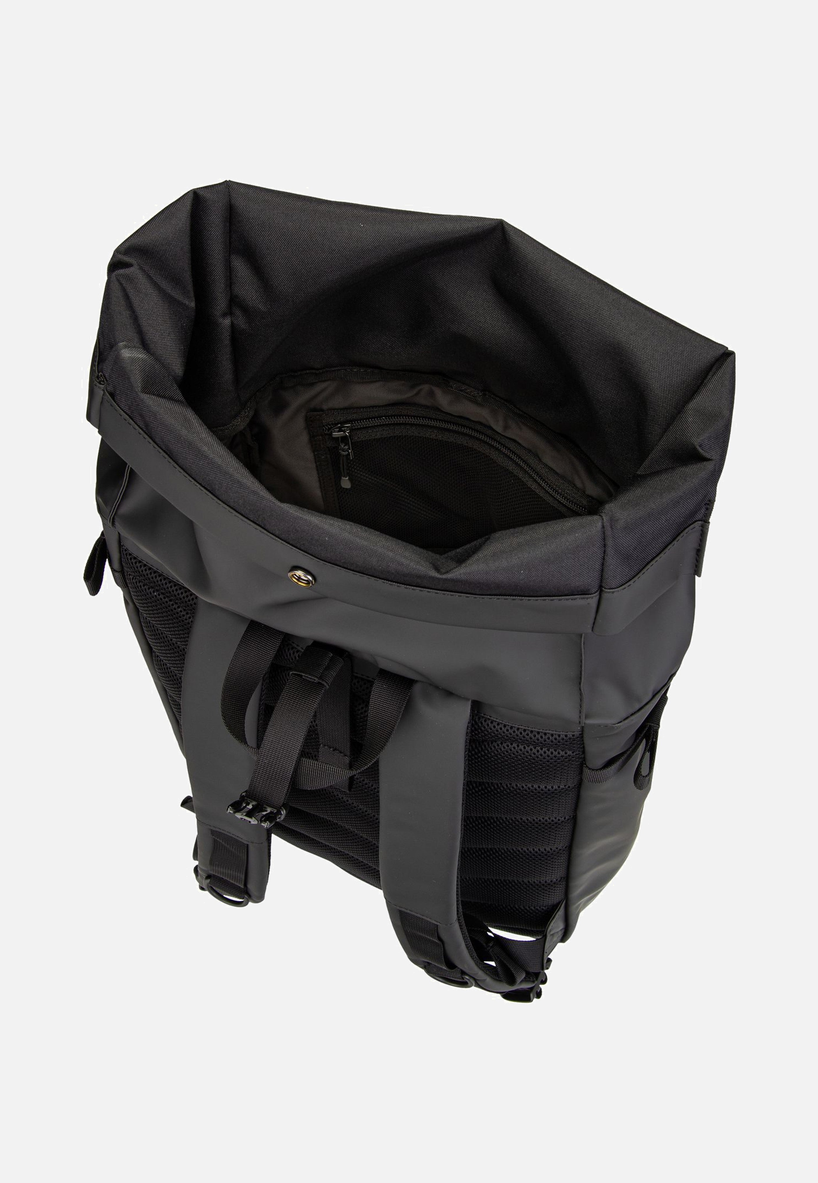 Sandqvist Stream Slim Rolltop L Black Rucksack