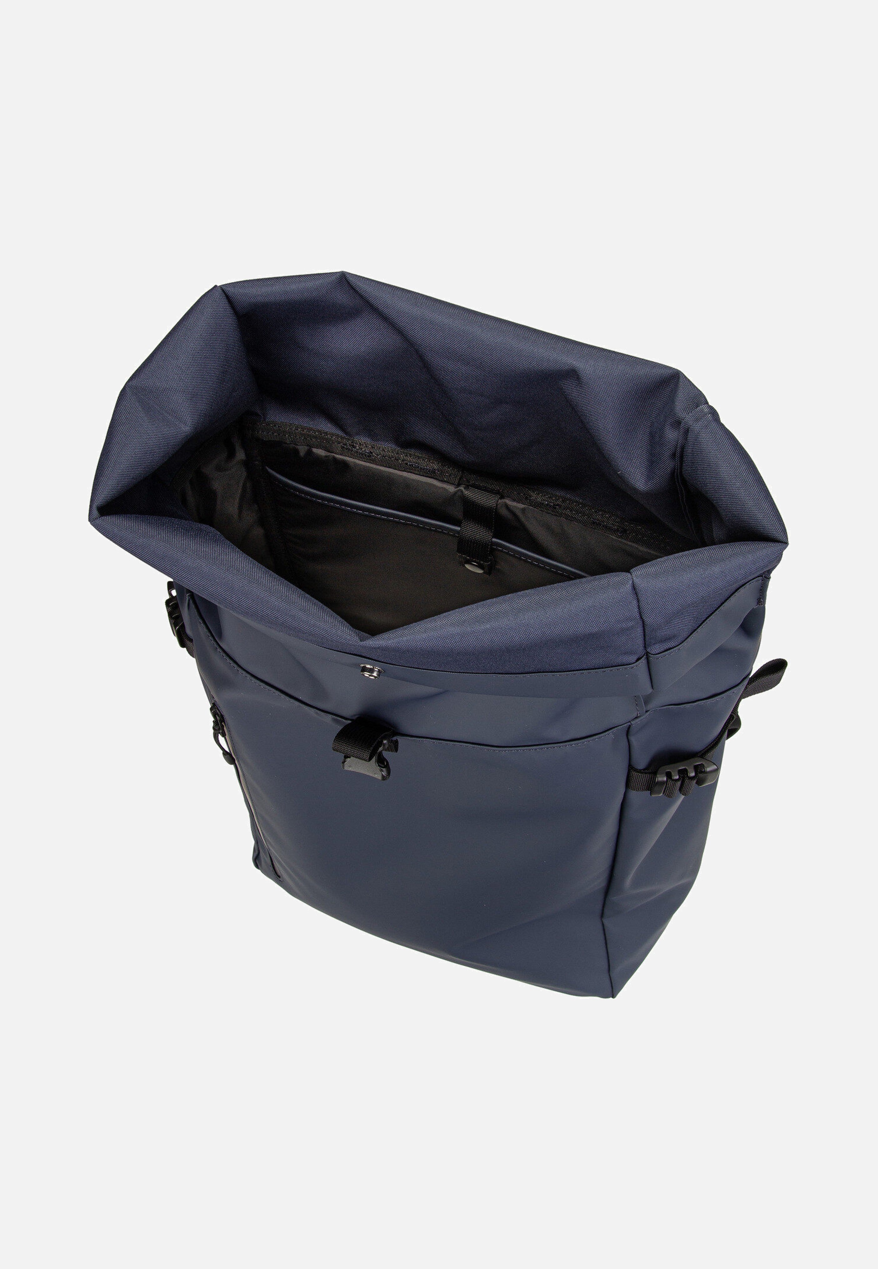 Sandqvist Stream Slim Rolltop L Navy Rucksack