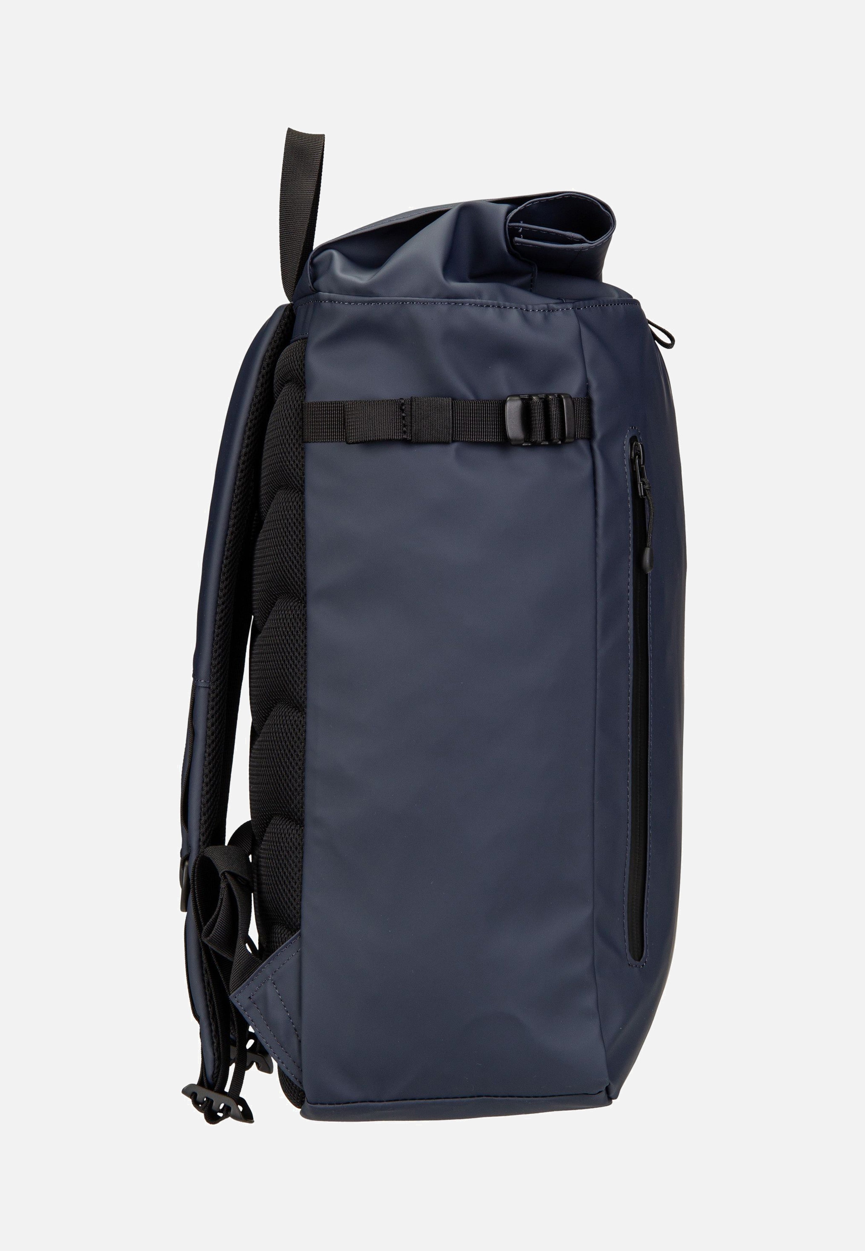Sandqvist Stream Slim Rolltop L Navy Rucksack