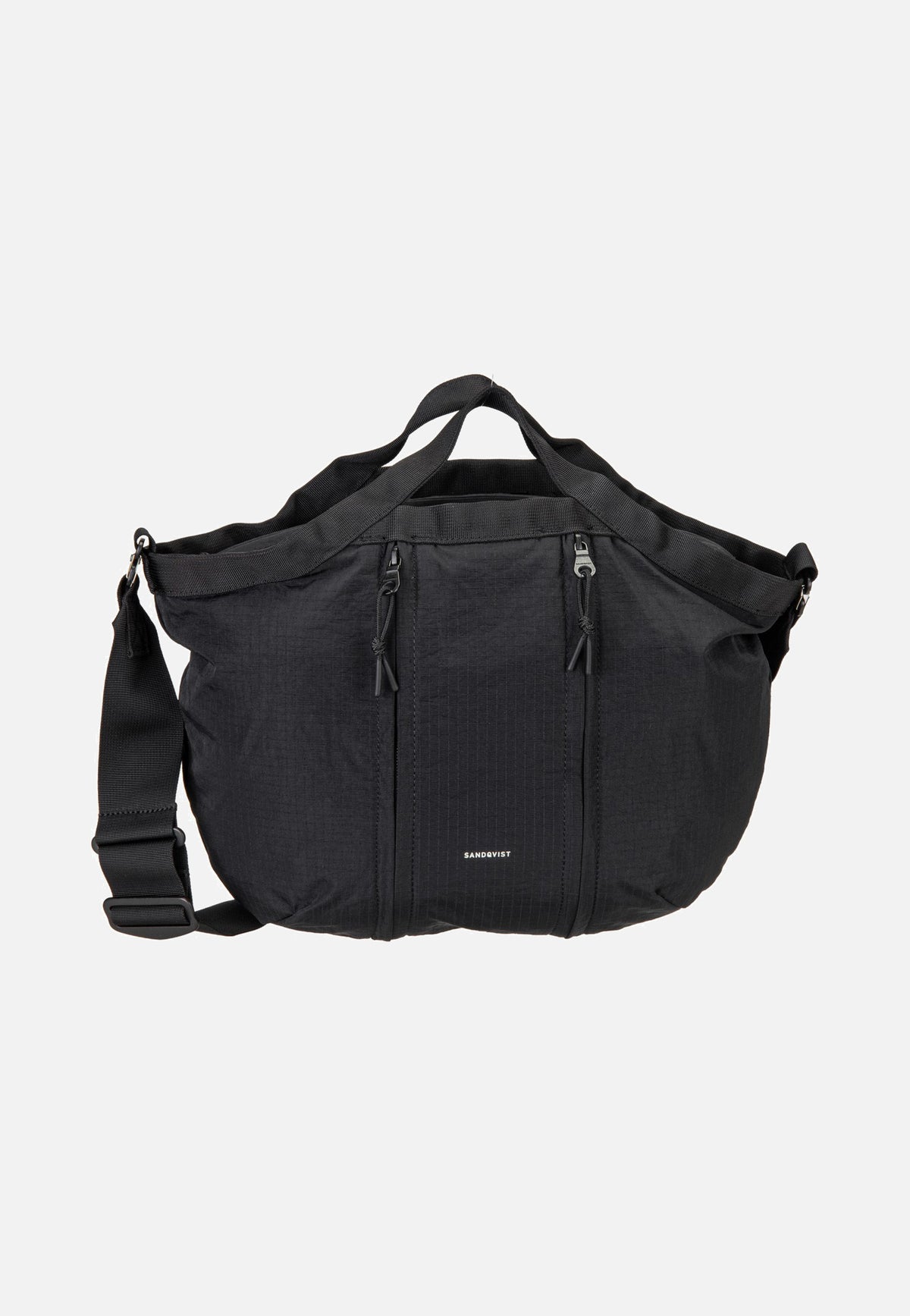 Sandqvist Grid Crossbody Black Henkeltasche