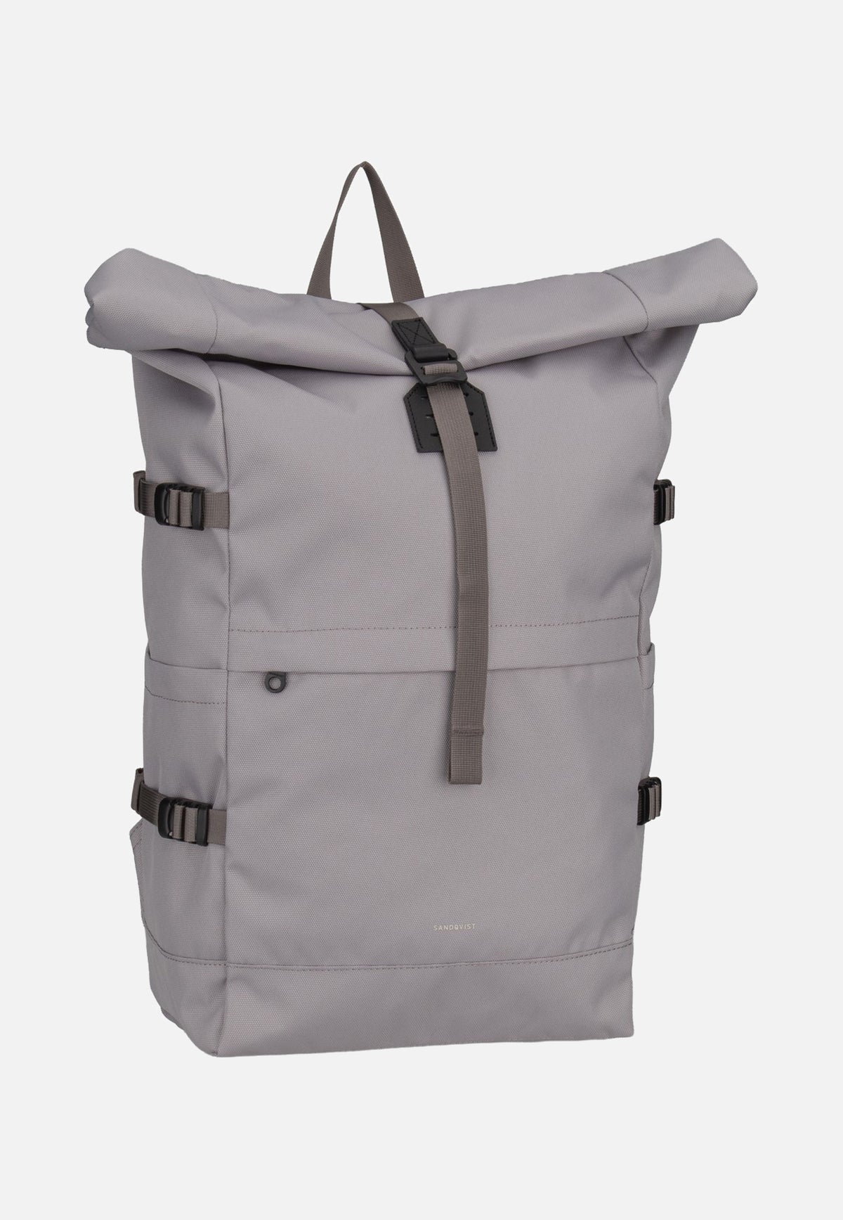 Sandqvist Icon BP L Light Grey Rolltop Rucksack