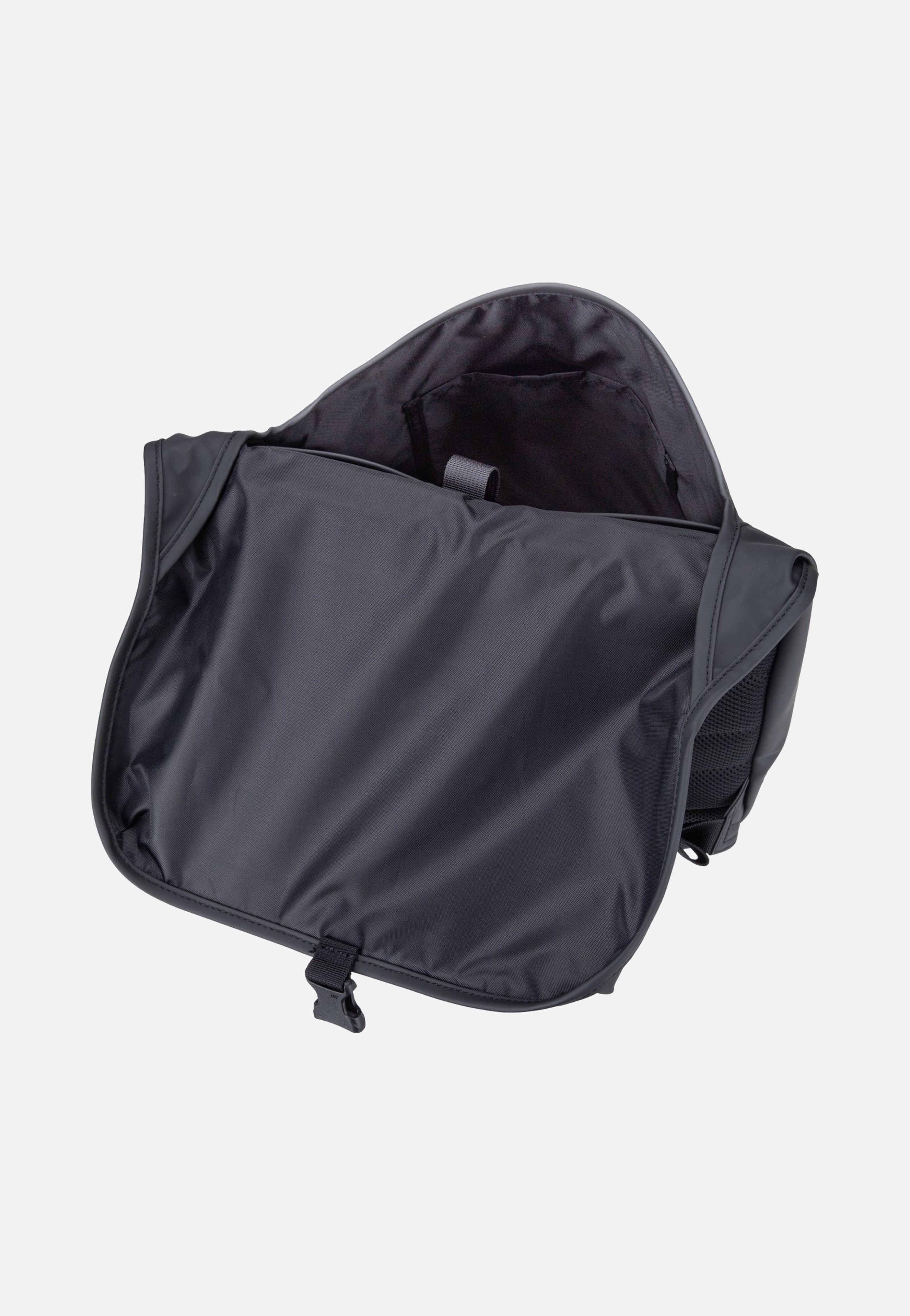 Sandqvist Stream Lid 14' Black Rucksack
