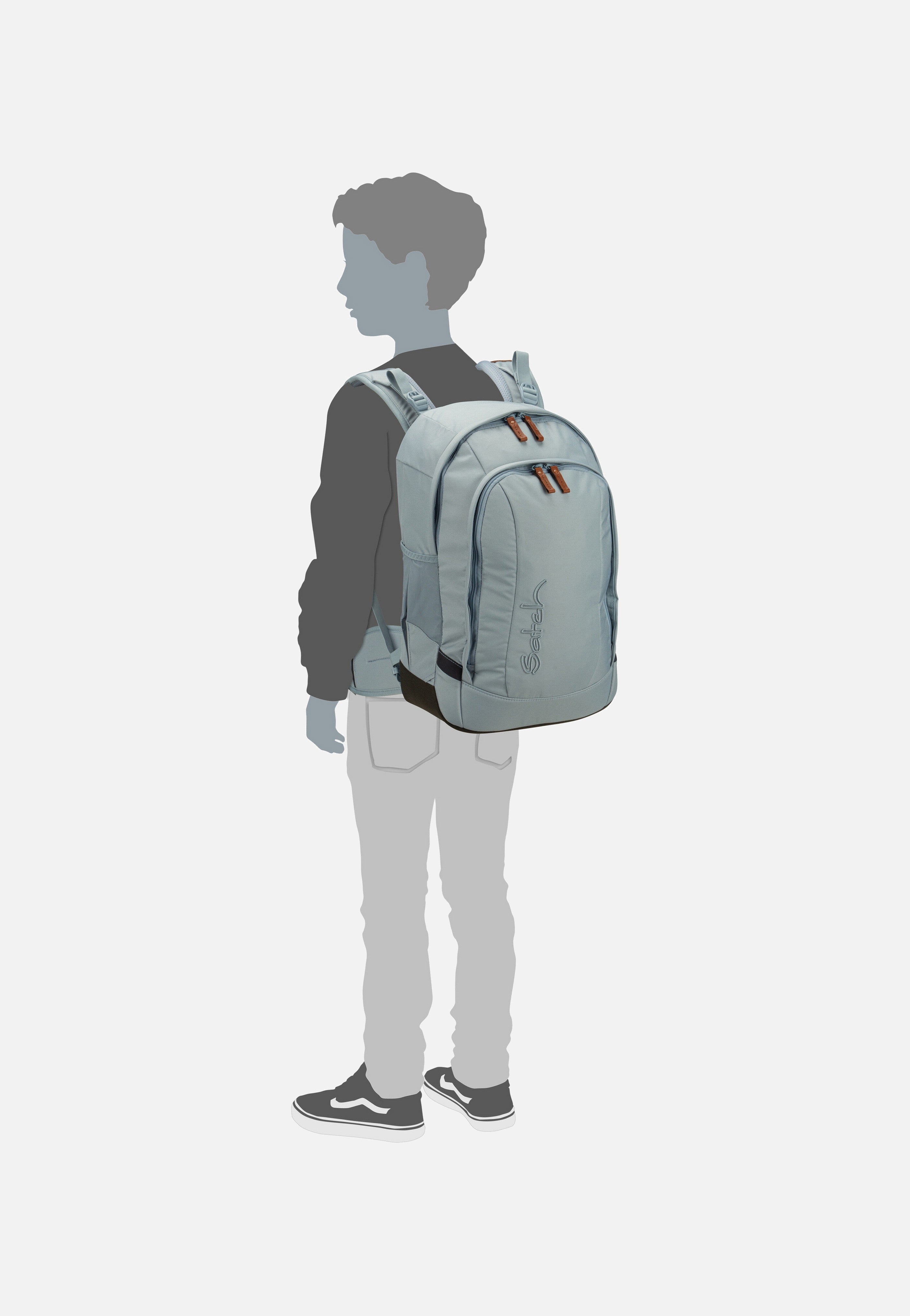satch satch Air Nordic Edition Nordic Ice Blue School Bag