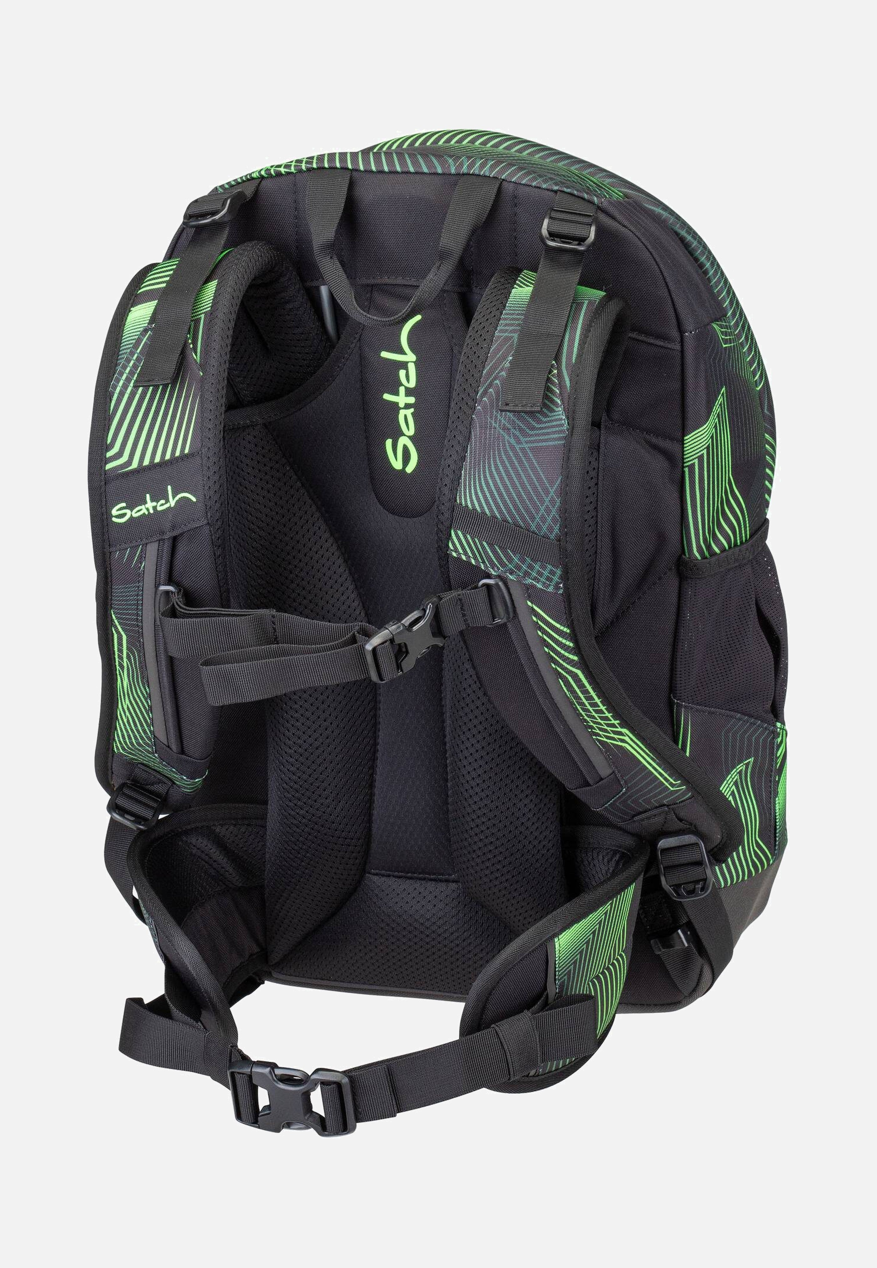satch satch Air Seismic Green School Bag