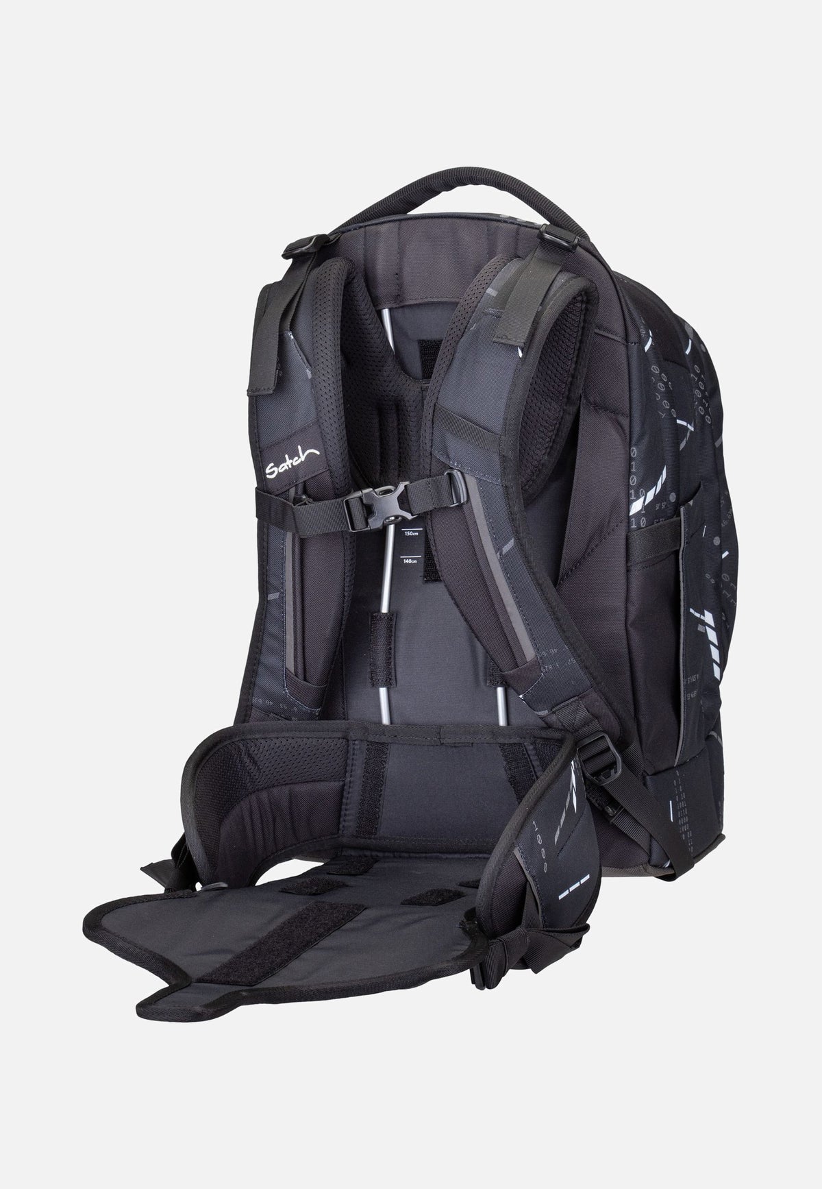 satch satch Pack Reflective Ninja Matrix School Bag