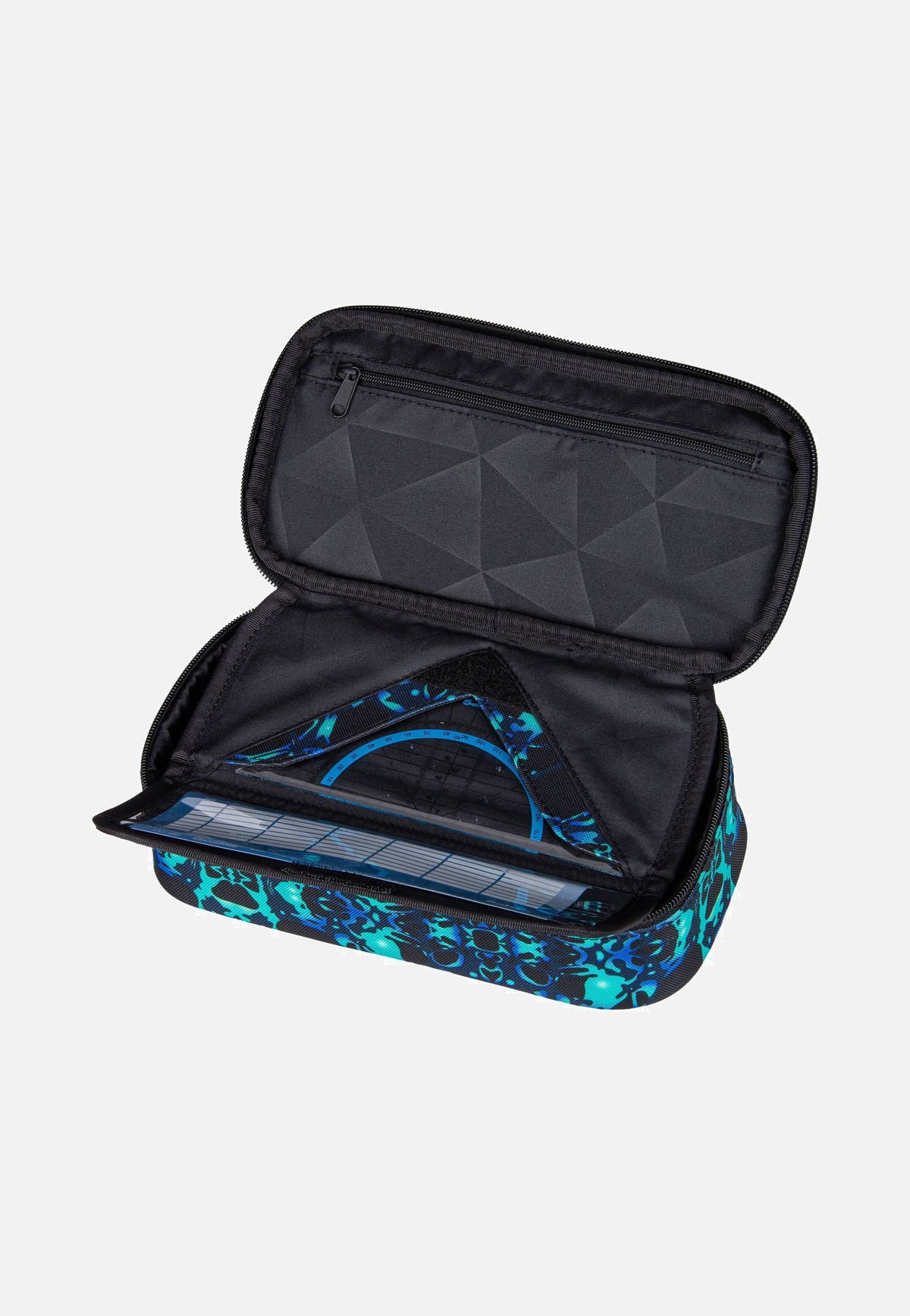 satch satch Schlamperbox Caleido Blue Federmappe