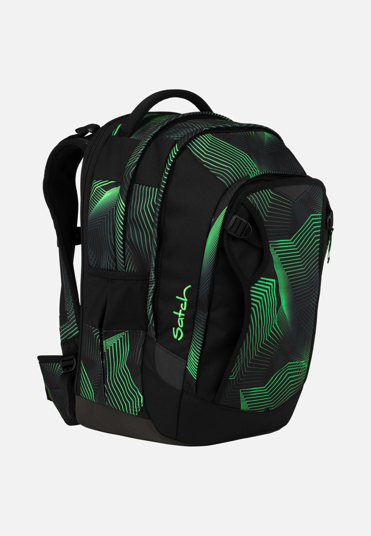 satch Match Plus Seismic Green School Bag