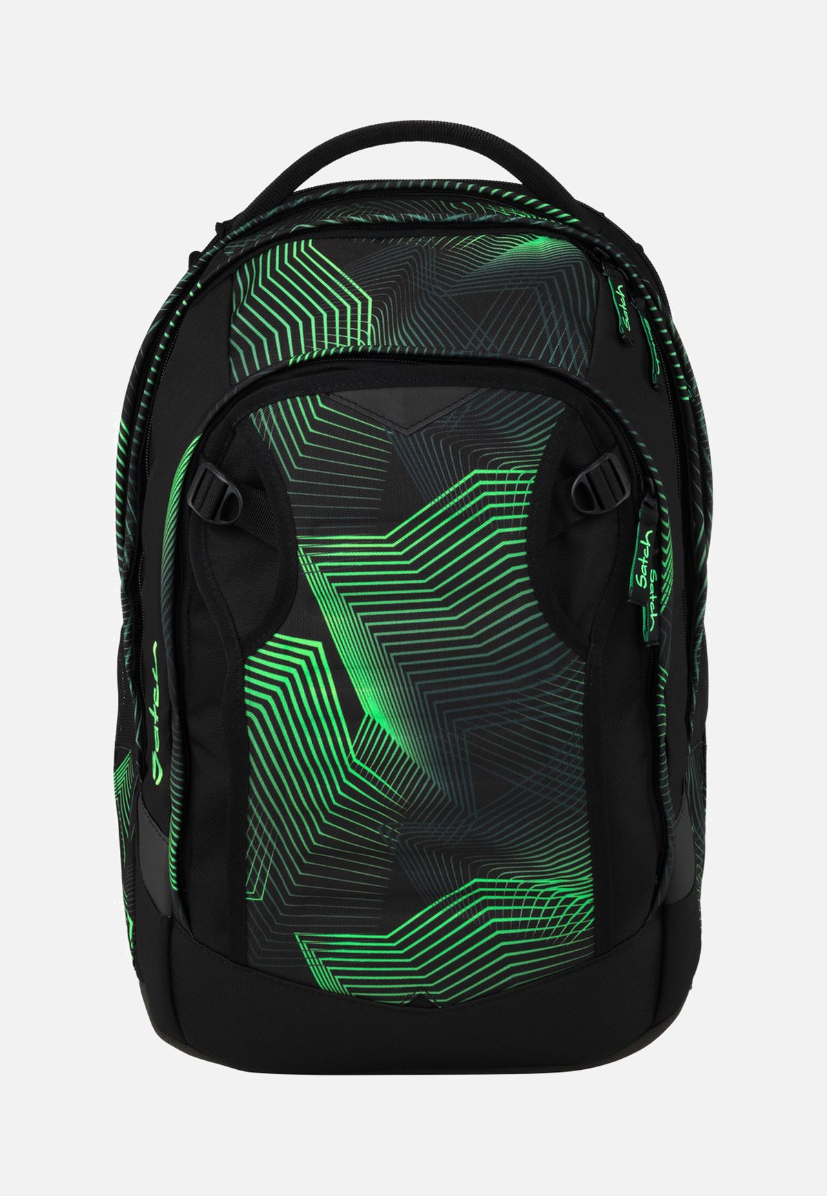 satch Match Plus Seismic Green School Bag