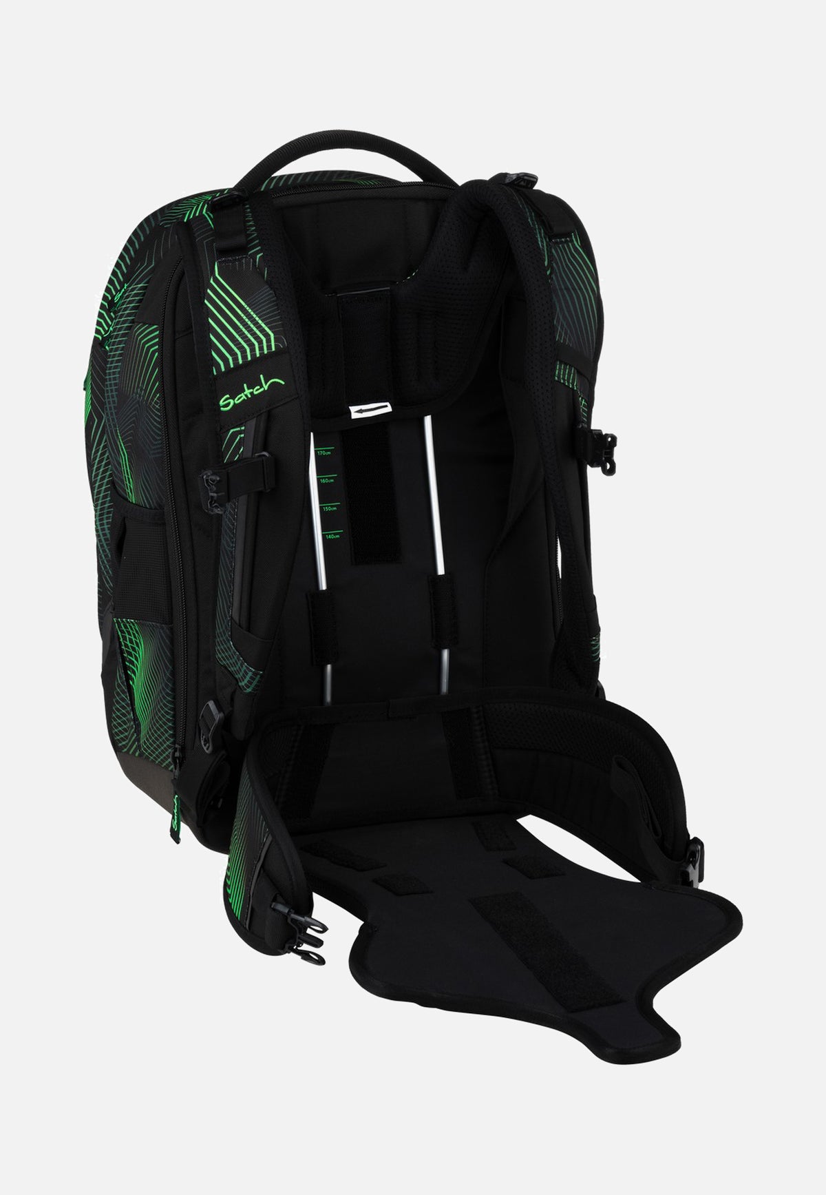 satch Match Plus Seismic Green School Bag