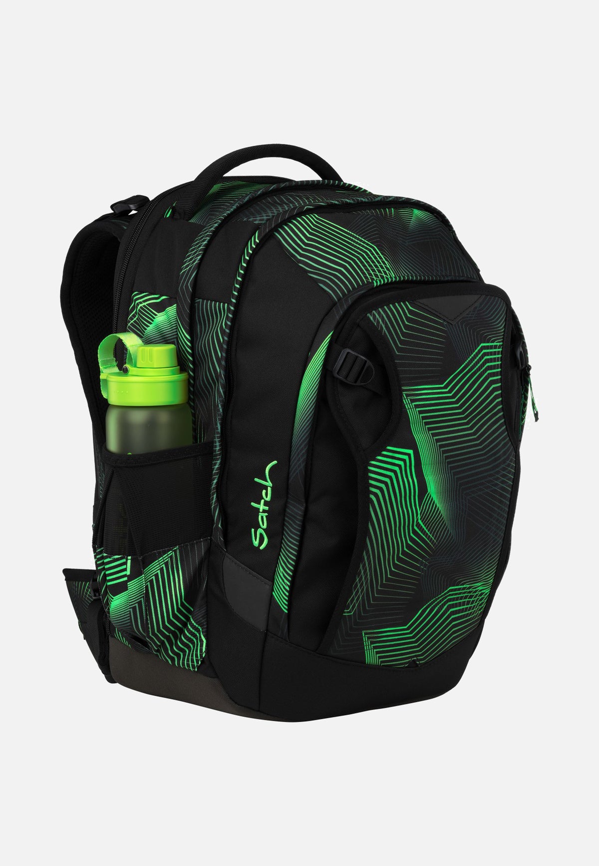 satch Match Plus Seismic Green School Bag