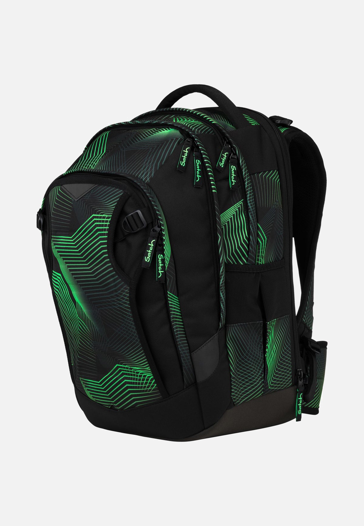 satch Match Plus Seismic Green School Bag