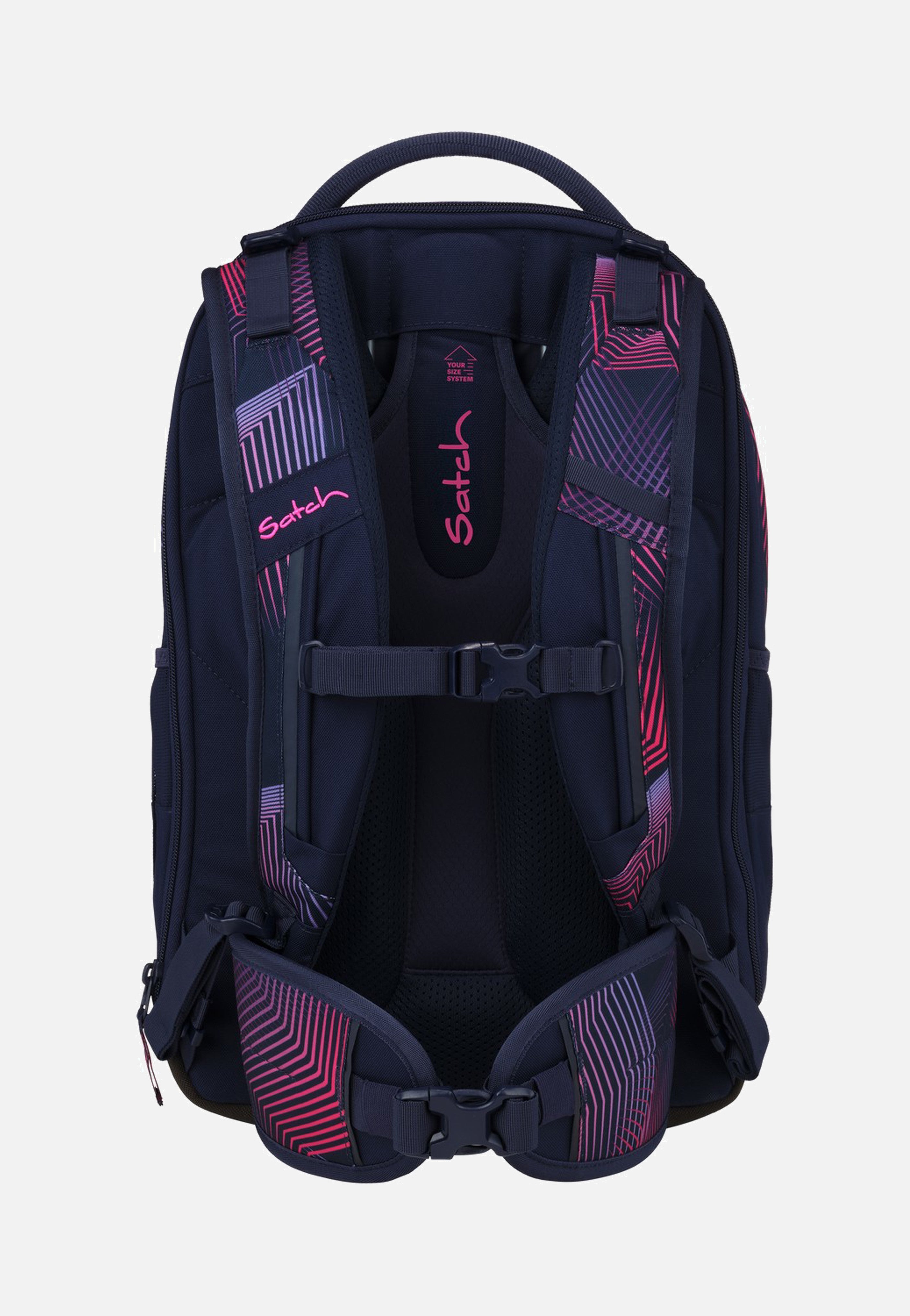 satch Match Plus Seismic Pink School Bag