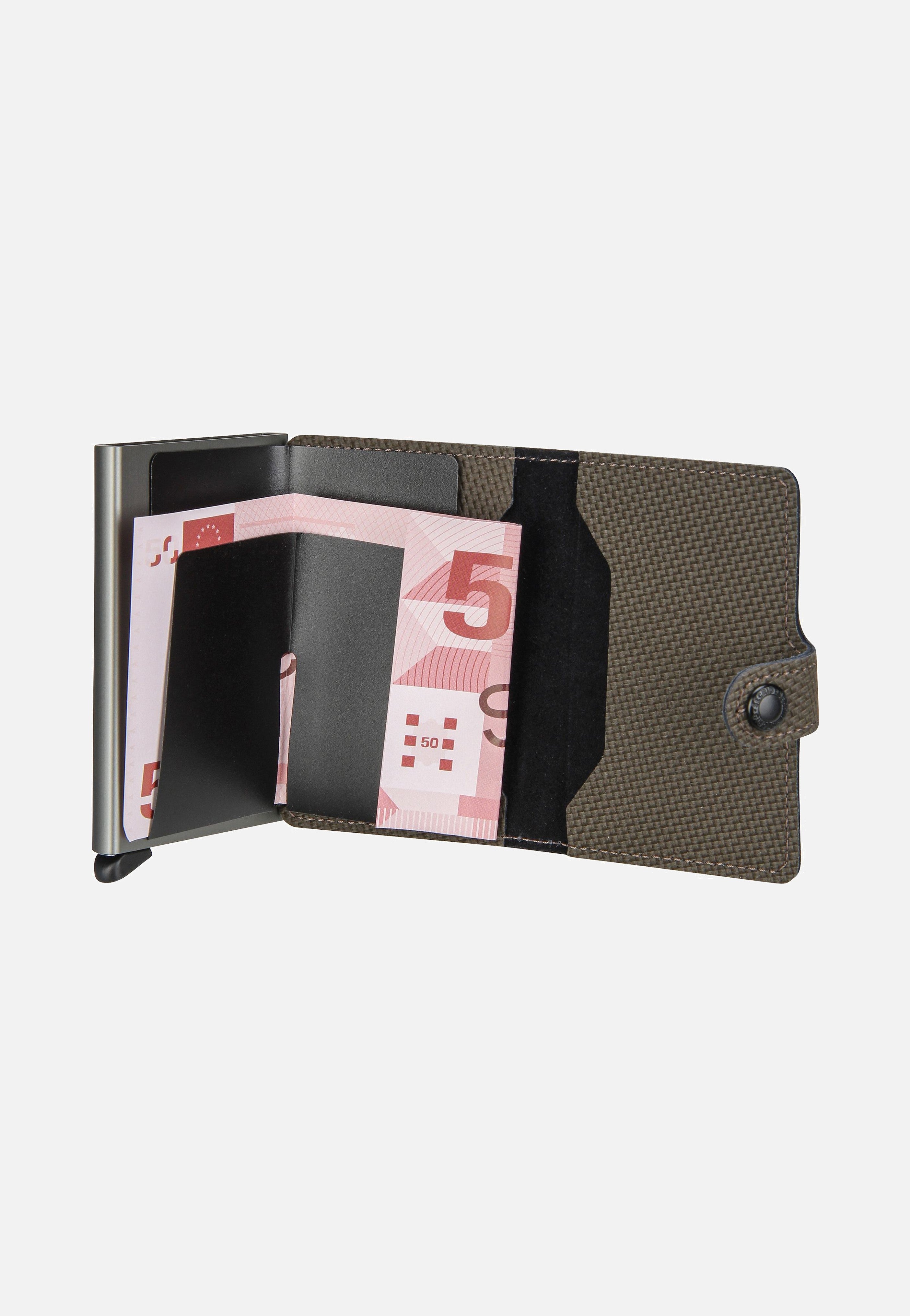 Secrid Miniwallet Carbon Khaki Portemonnaie