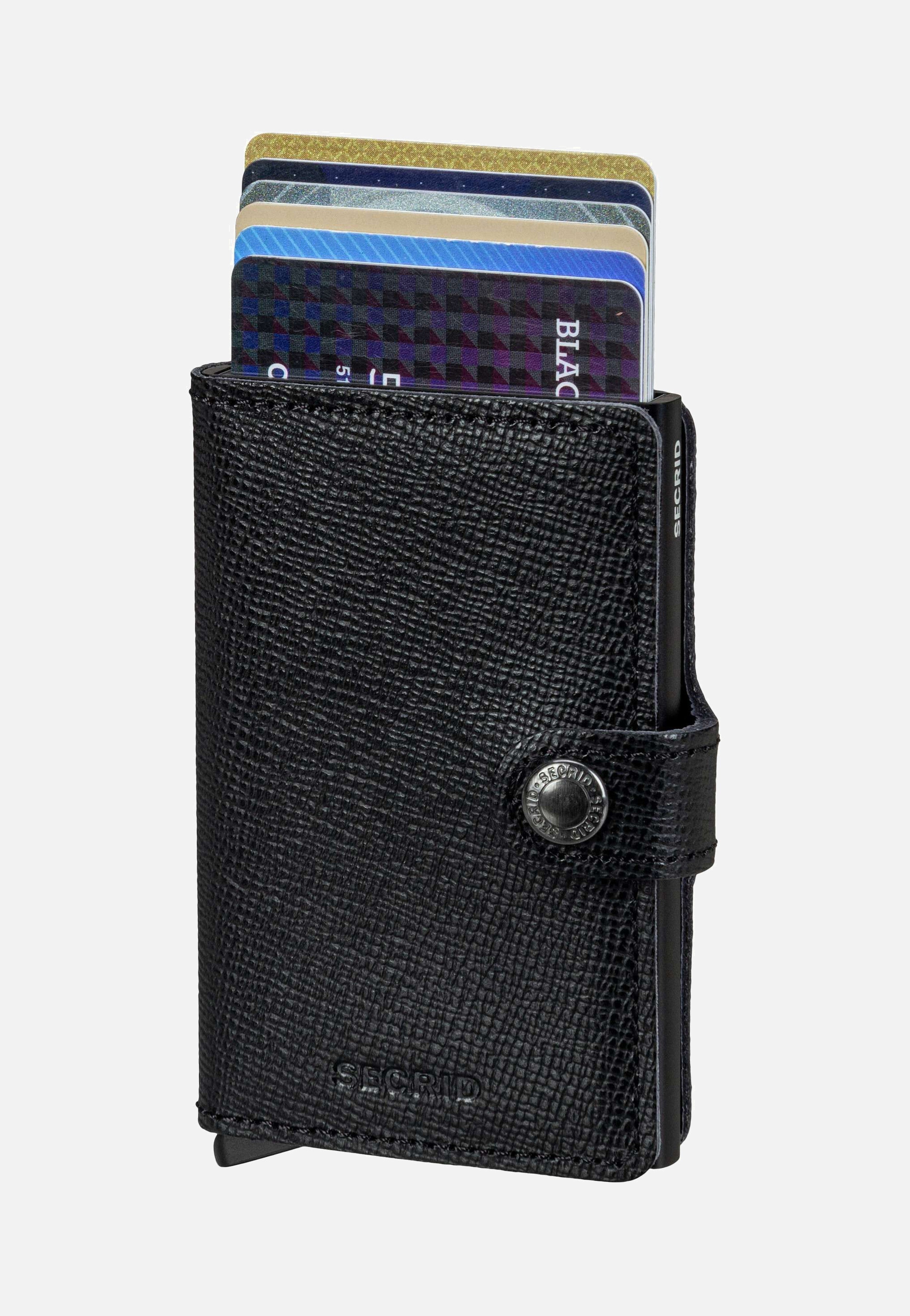 Secrid Miniwallet Crisple Black Portemonnaie