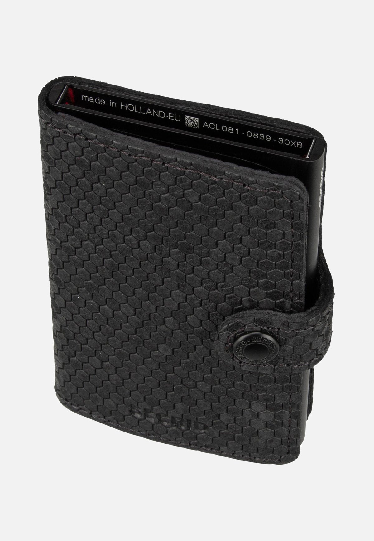 Secrid Miniwallet Hexagon Black Portemonnaie