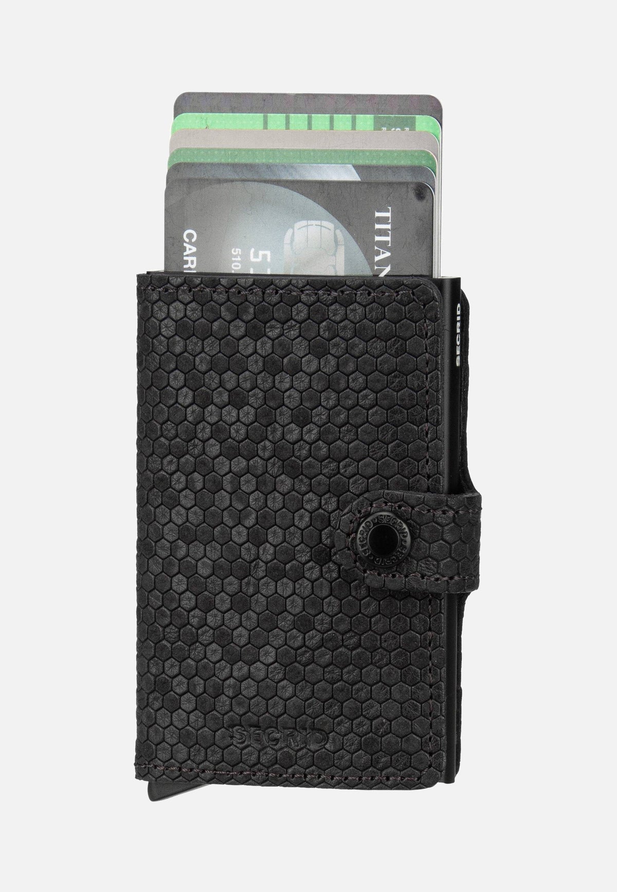 Secrid Miniwallet Hexagon Black Portemonnaie