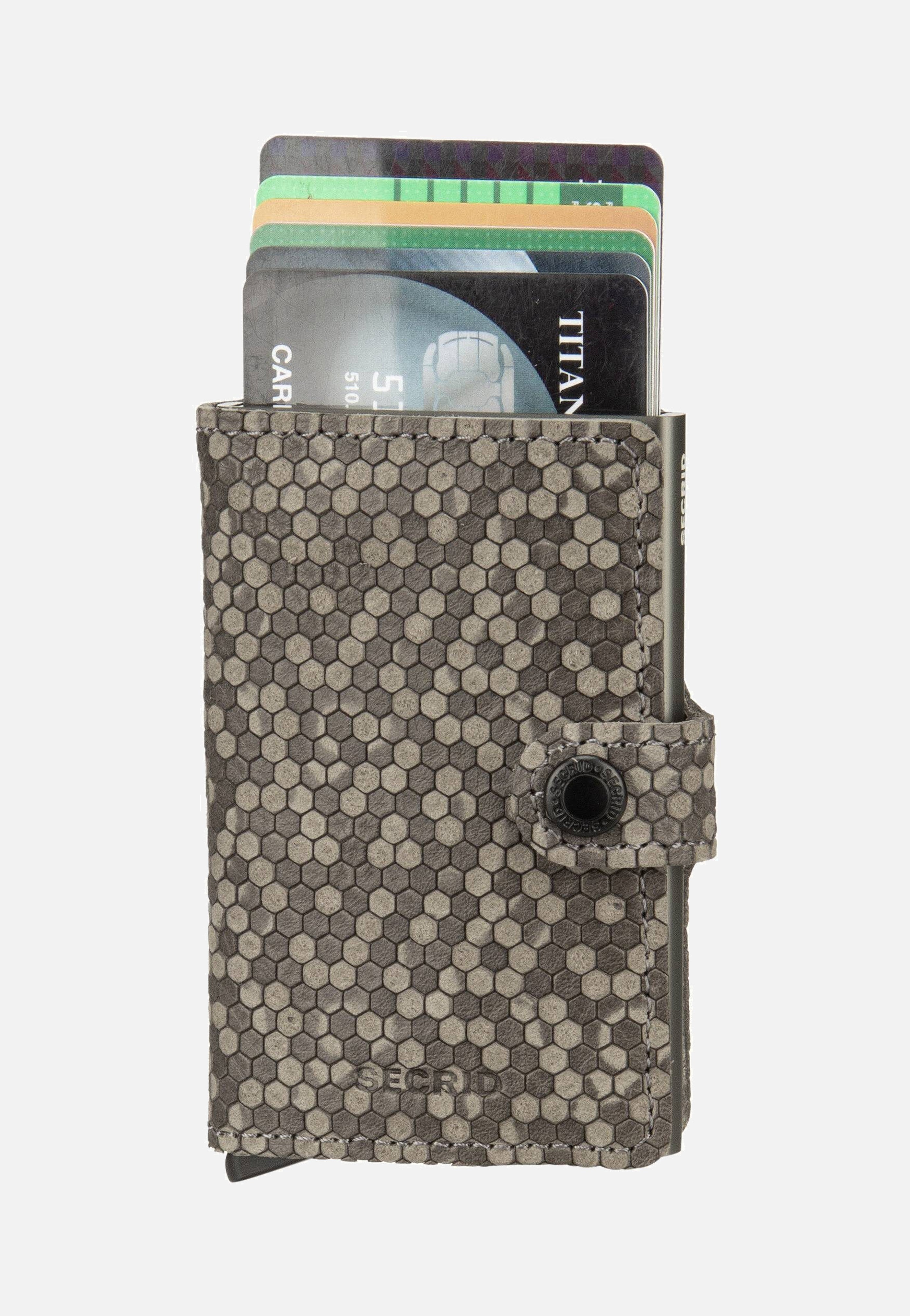 Secrid Miniwallet Hexagon Grey Portemonnaie
