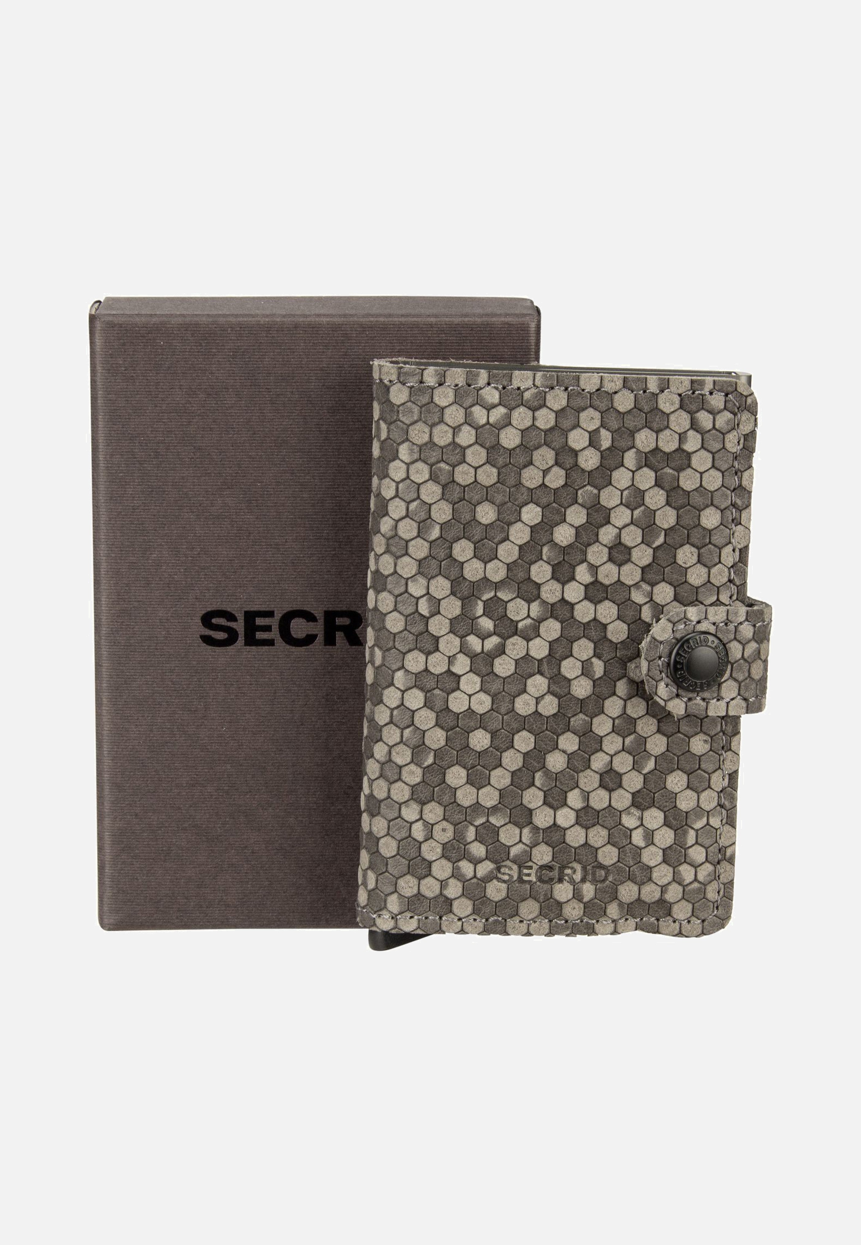 Secrid Miniwallet Hexagon Grey Portemonnaie