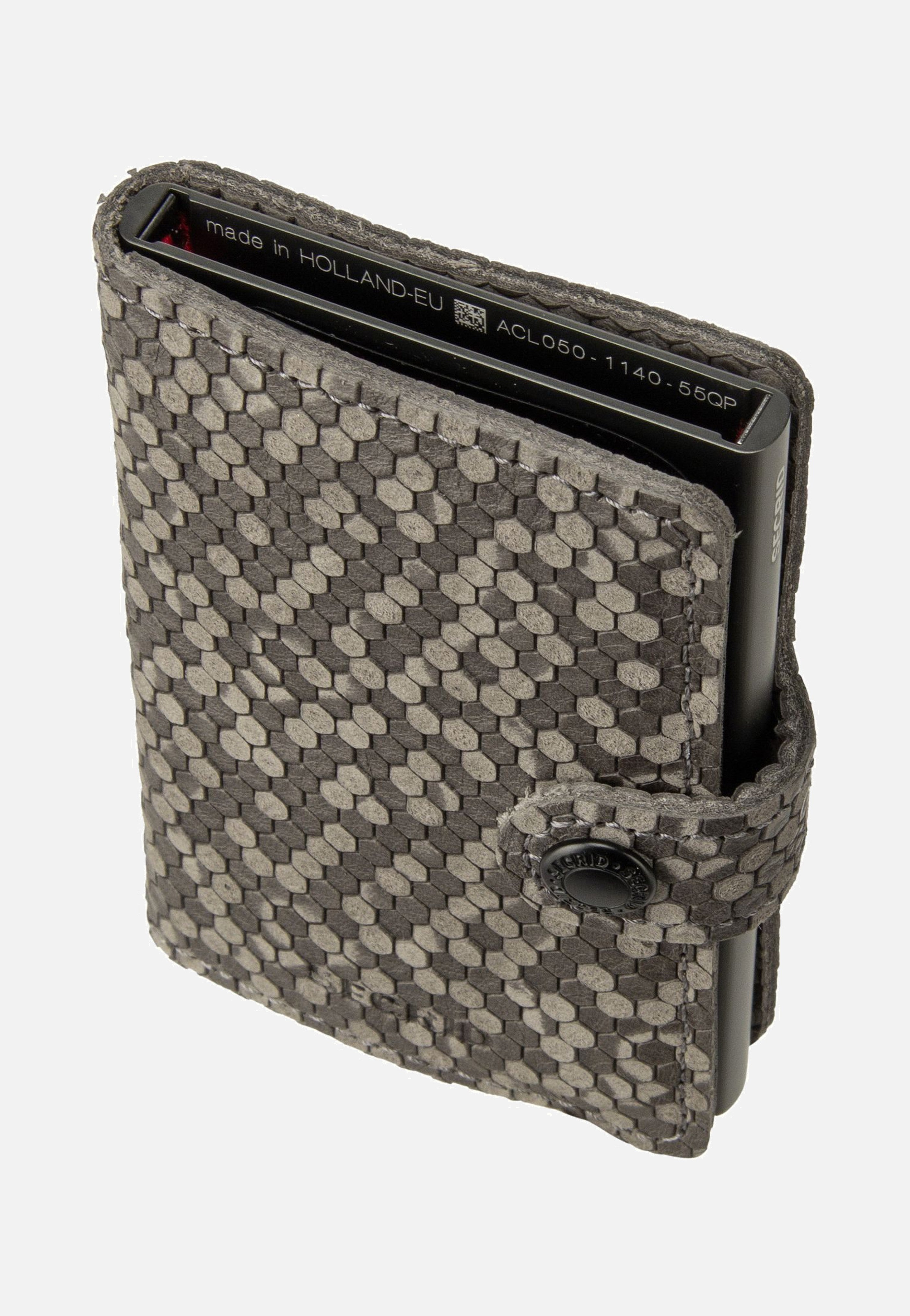 Secrid Miniwallet Hexagon Grey Portemonnaie