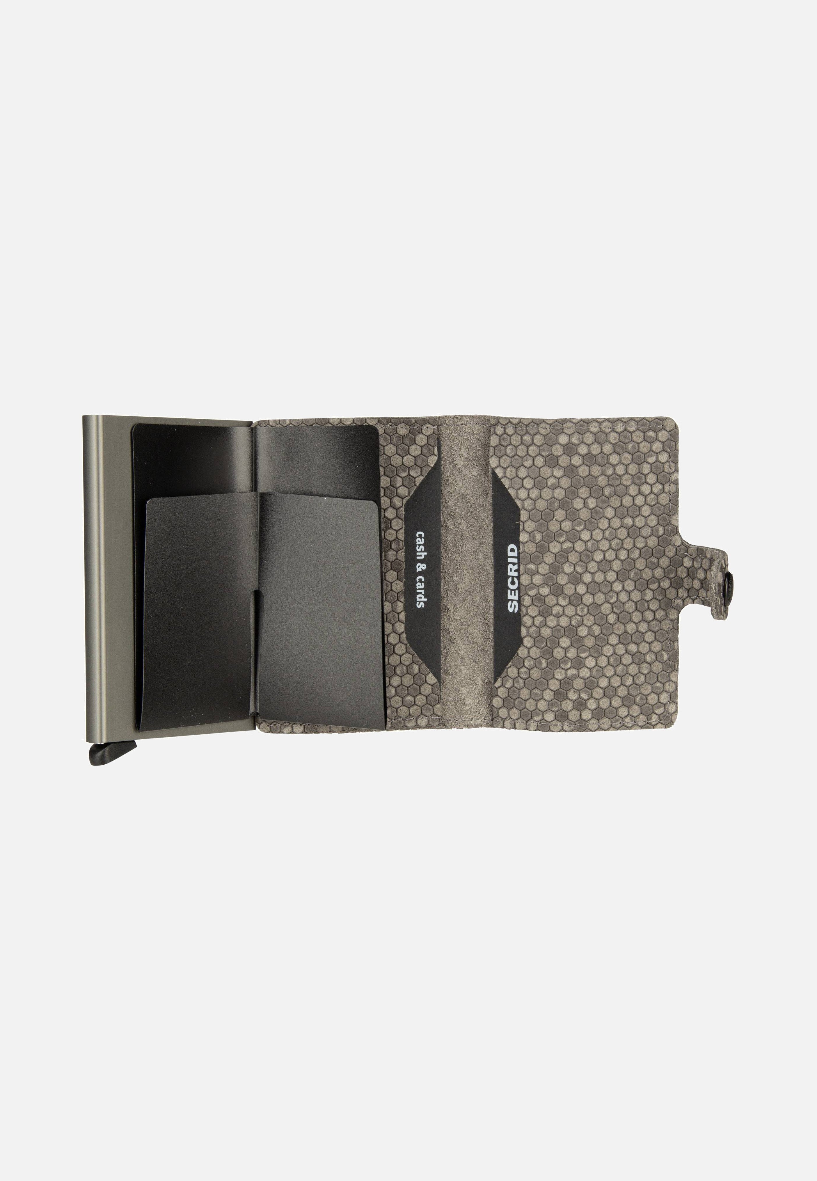 Secrid Miniwallet Hexagon Grey Portemonnaie